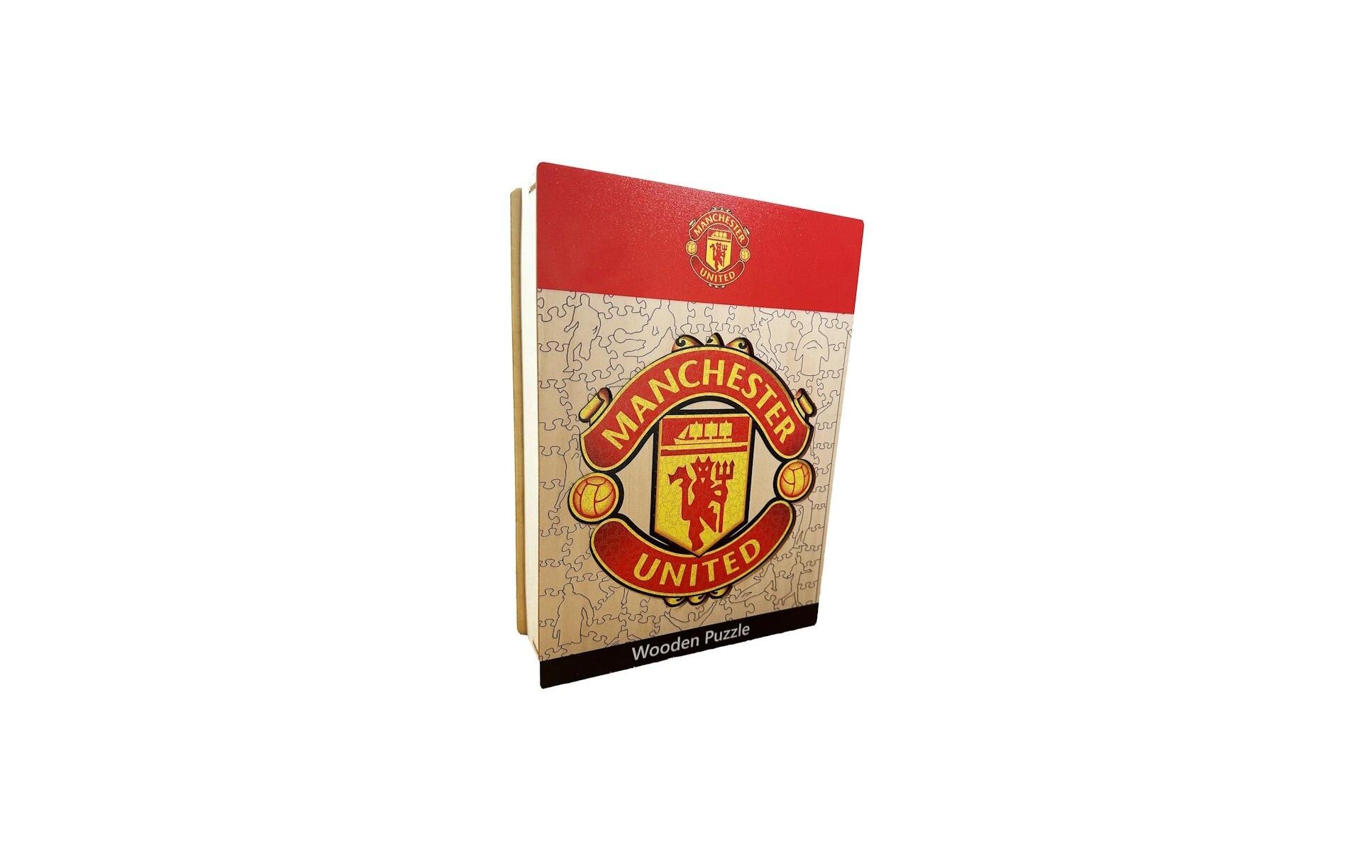 FC Manchester United - Logo Holz Puzzle Grösse S (150 Teile)