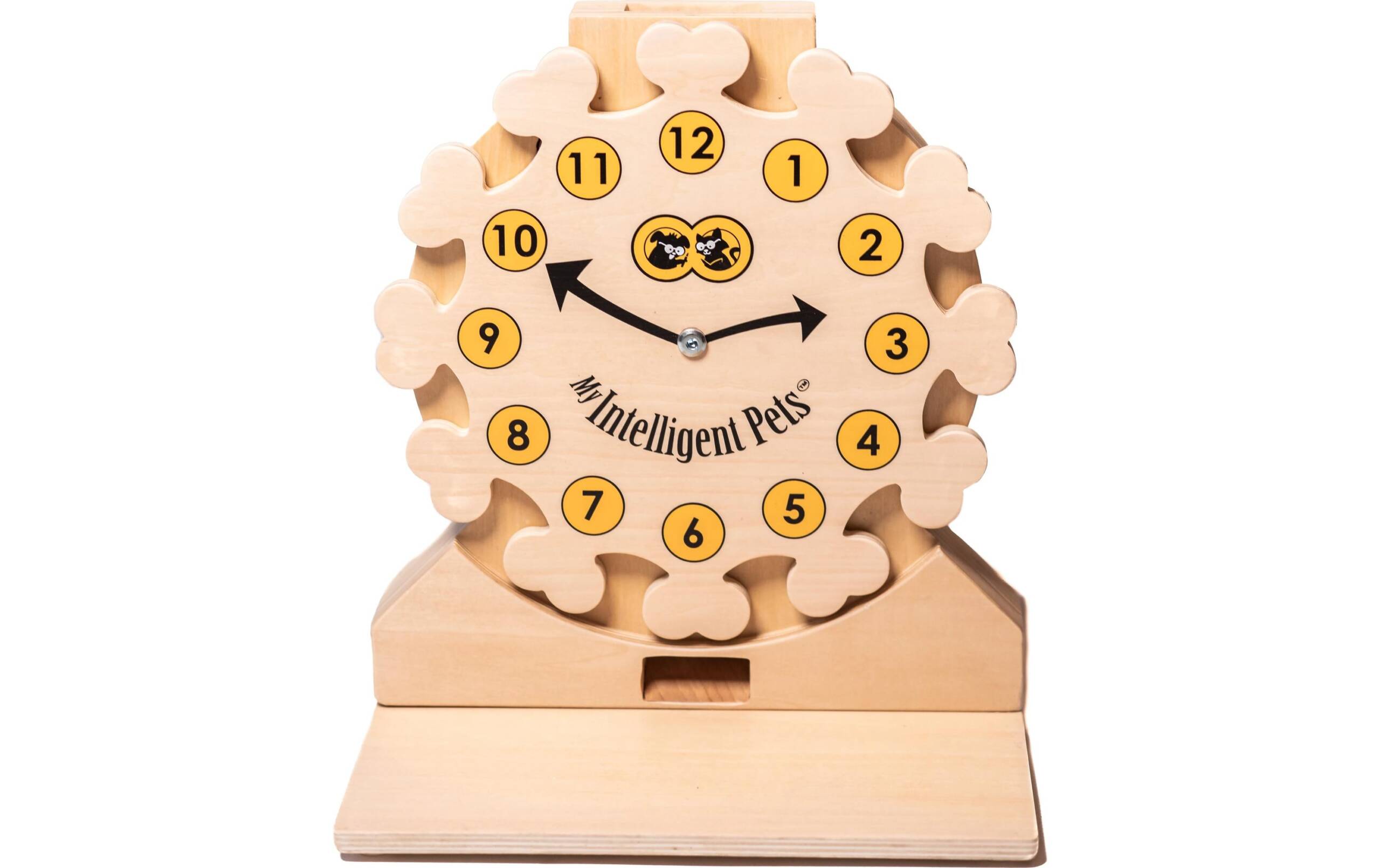 My Intelligent Pet O'Clock Holz, 30 x 28 x 6.5 cm