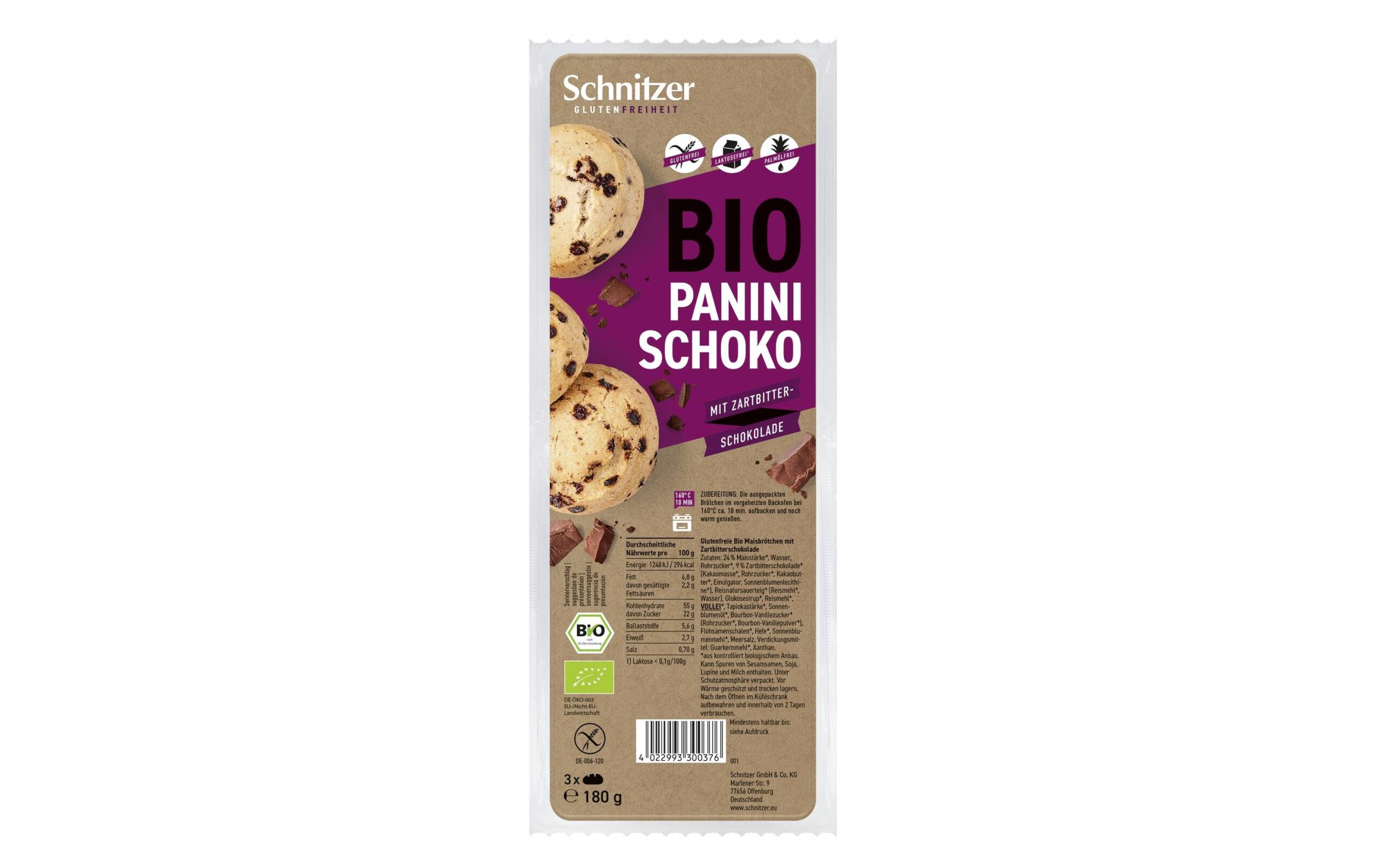Bio Panini Schoko 180 g