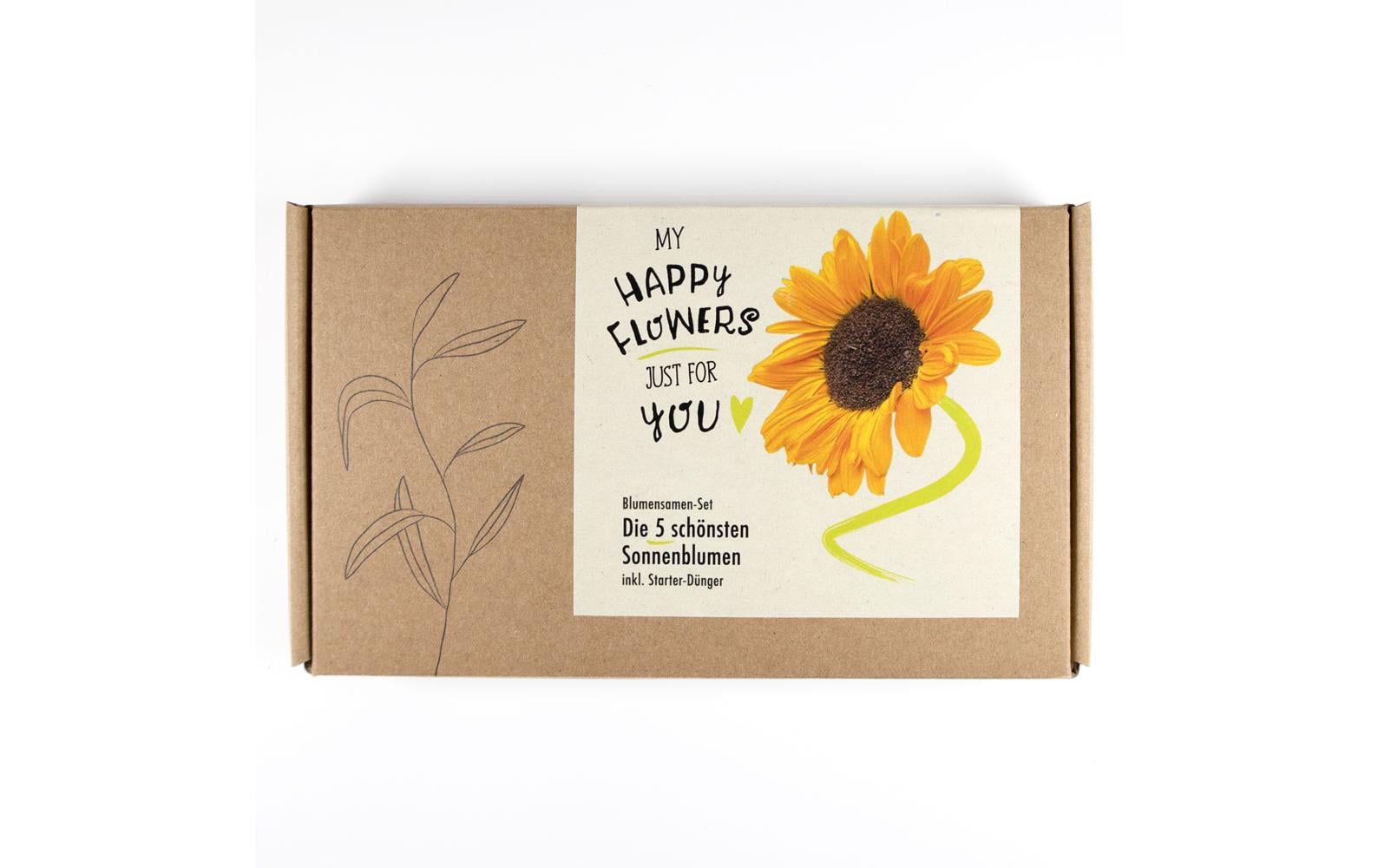 AnzuchtMy Happy Flowers 5 Sorten Sonnenblumen