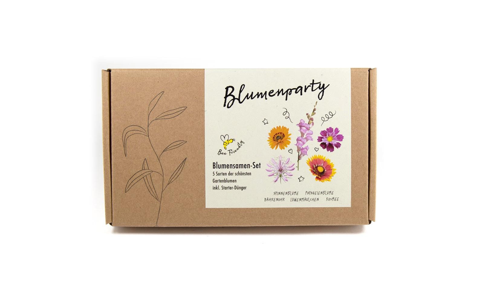 Anzucht Blumenparty 5 Sorten Gartenblumen