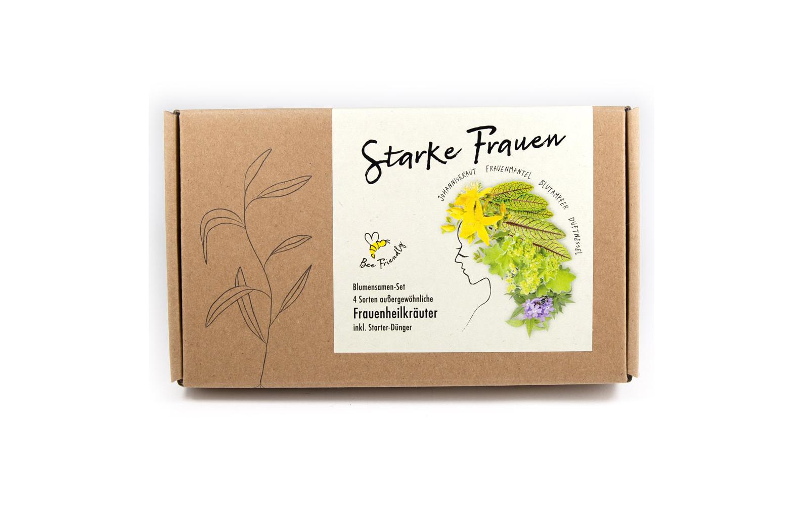 Anzucht Starke Frauen 4 Sorten Kräuter-Saatgut
