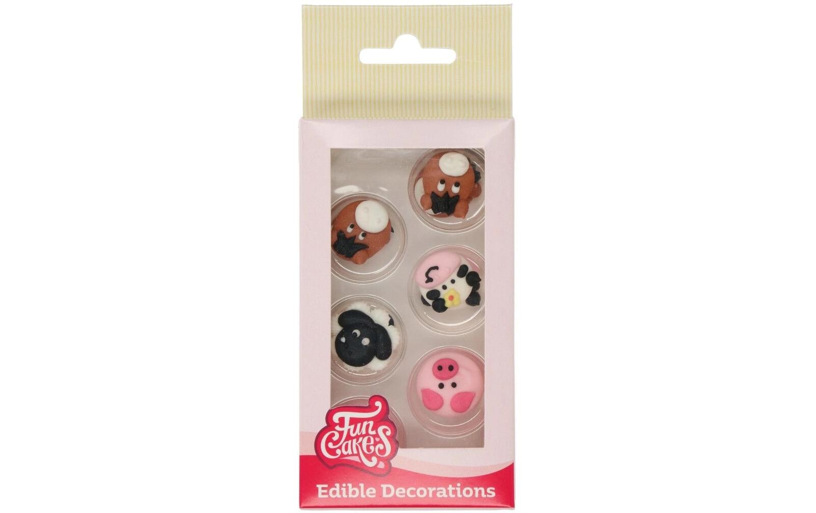 Zuckerdekor Bauernhof 12 Stück