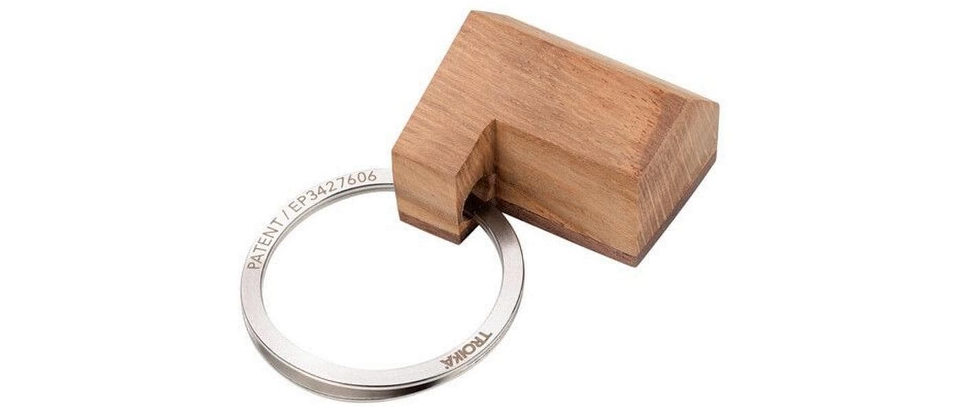 Troika Schlüsselanhänger Baumhaus Haus aus Holz