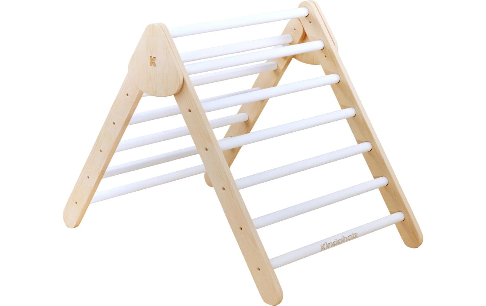 Kindaholz Indoor Klettergerüst SAMI Montessori Kletterspielzeug ab 6 Mts.