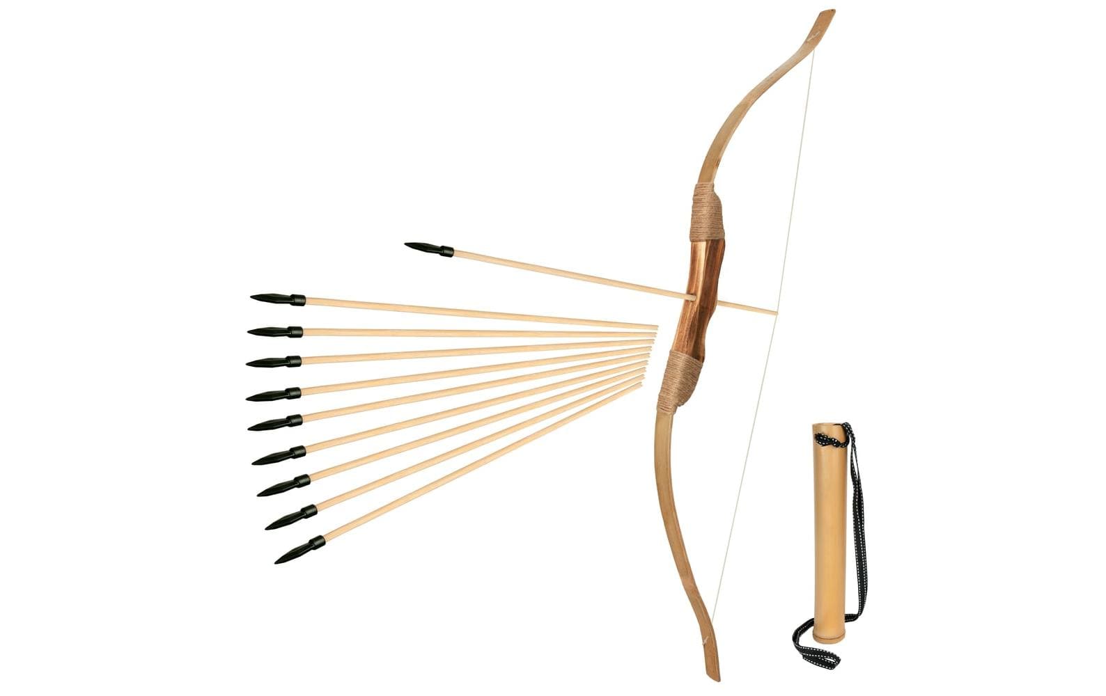 Bogenkönig Holzpfeile 20-er Set Pfeile, Pfeilbogen