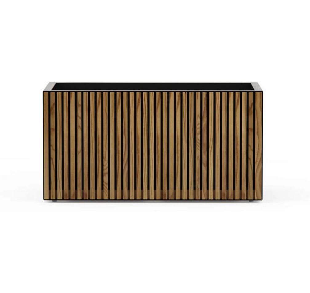 Deko Pflanzkübel 100x50x50cm Schwarz