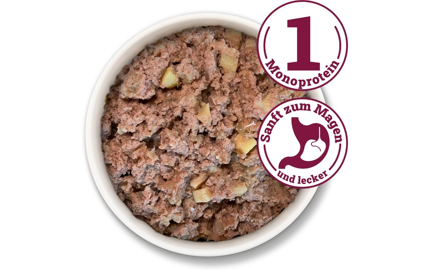 Herrmanns Dog Adult Bio Pute Wurzelgemüse 14x150g – Bild 4