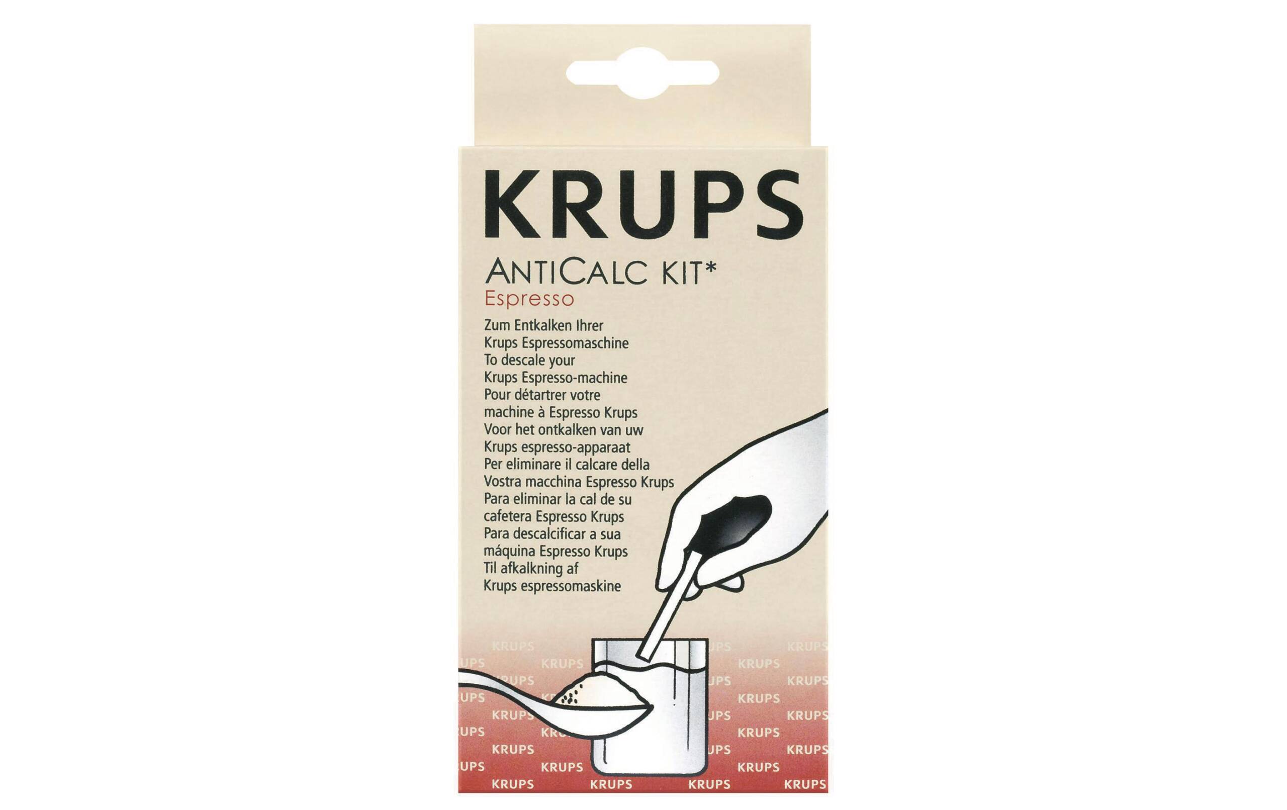 Krups Entkalkungs-Set espresso F05400 2 Entkalkungsbeutel à 40 g
