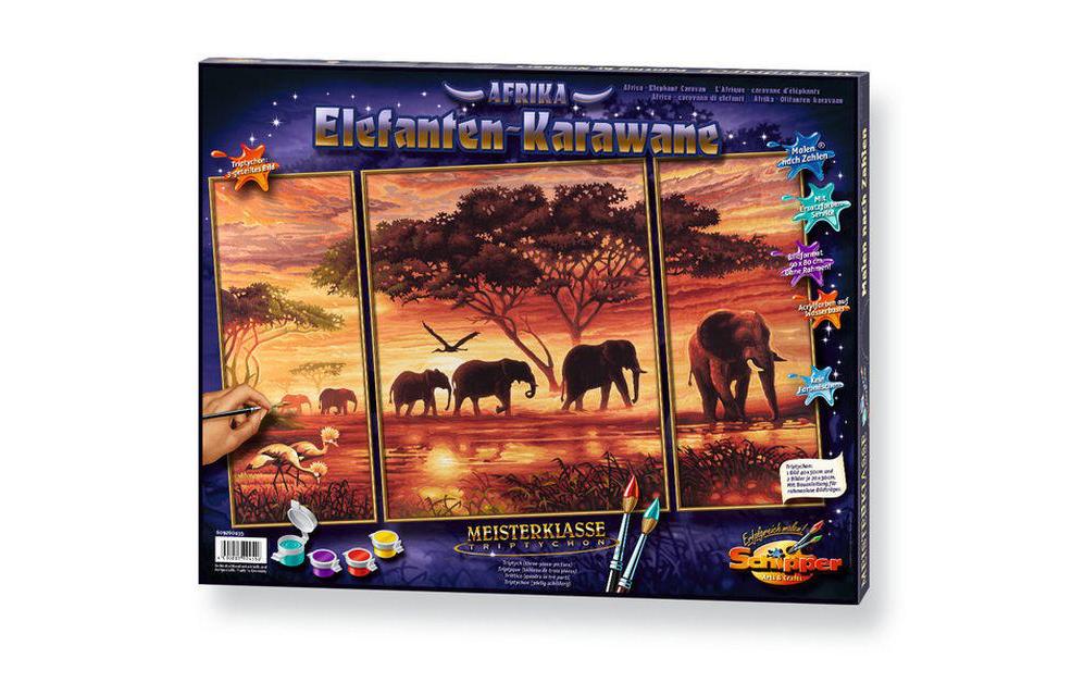 Schipper Malen nach Zahlen - Elefanten Alter: 8+