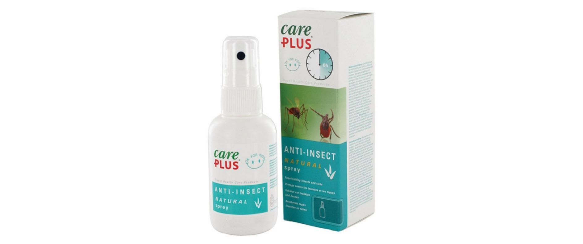 Care Plus Insektenschutz Anti Insect Naural kein DEET, auch für Kinder ab 3Mt