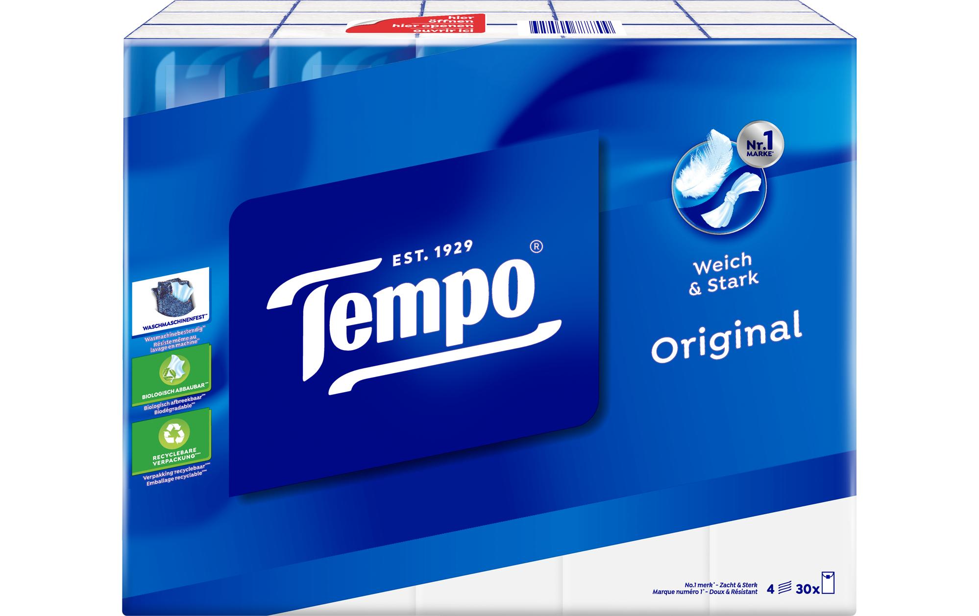 Tempo Taschentücher 30 x 10 30 Päckchen à 10 Taschentücher