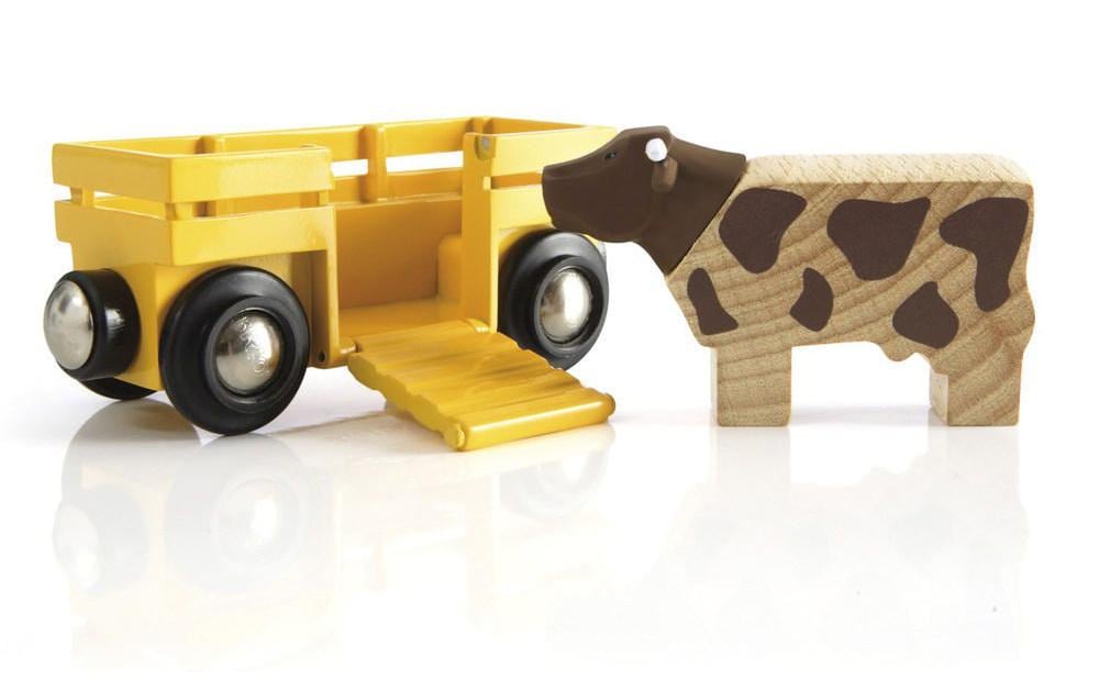 Brio Tierwagen mit Kuh Alter: 3 Jahre, Teile: 2