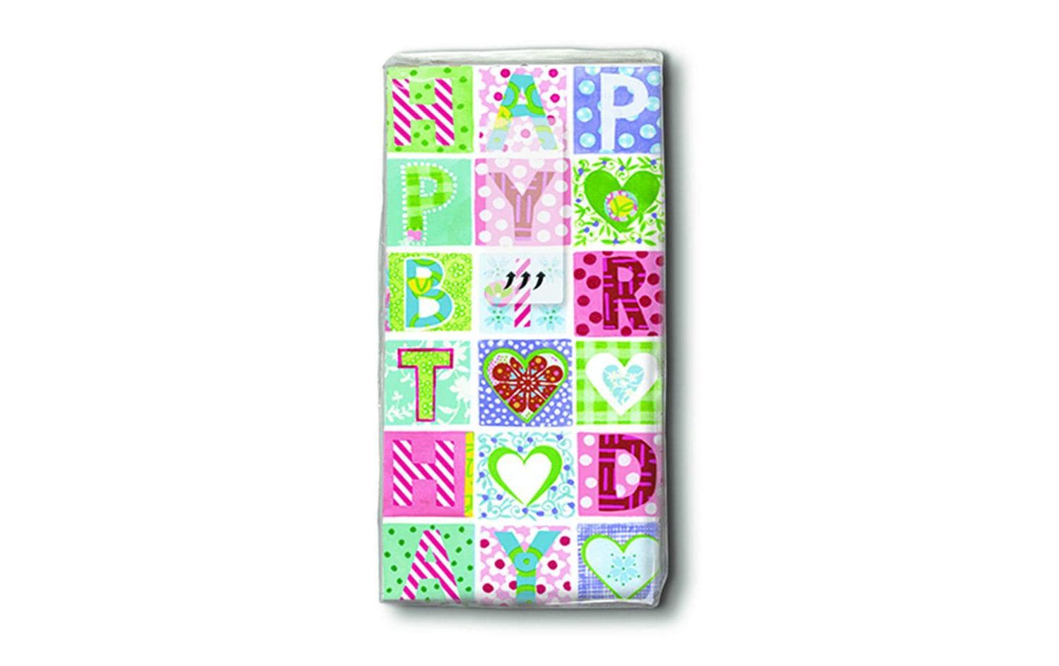 Paper + Design B-day Taschentücher 1 Päckchen à 10 Taschentücher
