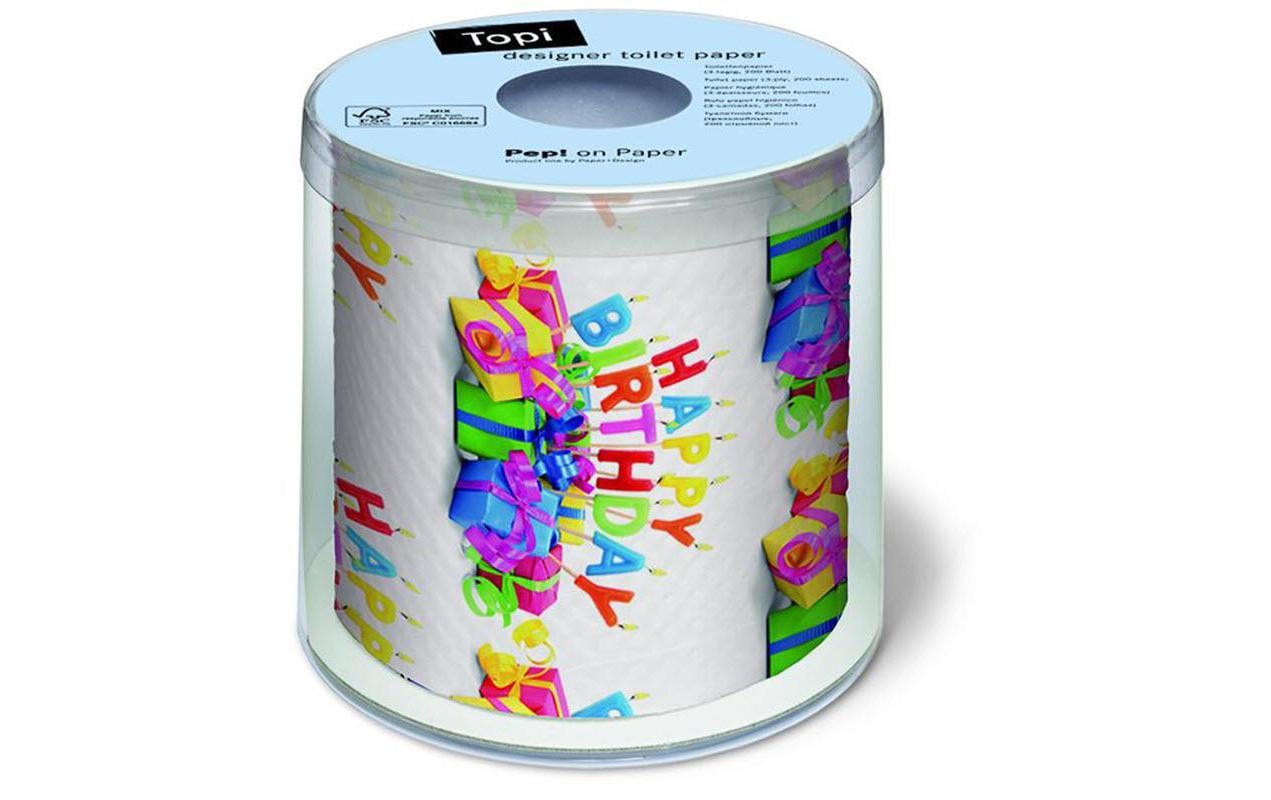 Paper + Design Toilettenpapier Happy B-day 1 Rolle à 200 Blatt