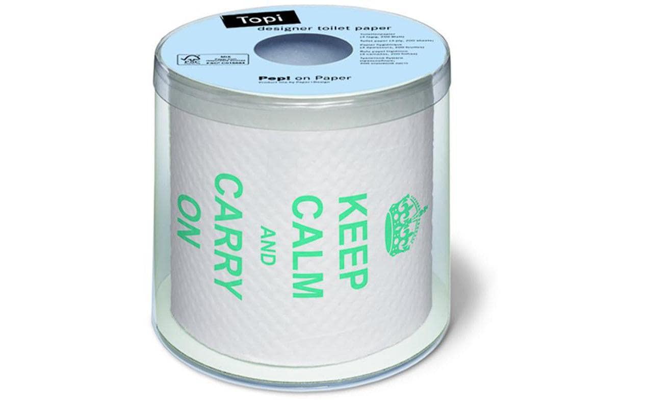 Paper + Design Toilettenpapier Keep calm 1 Rolle à 200 Blatt