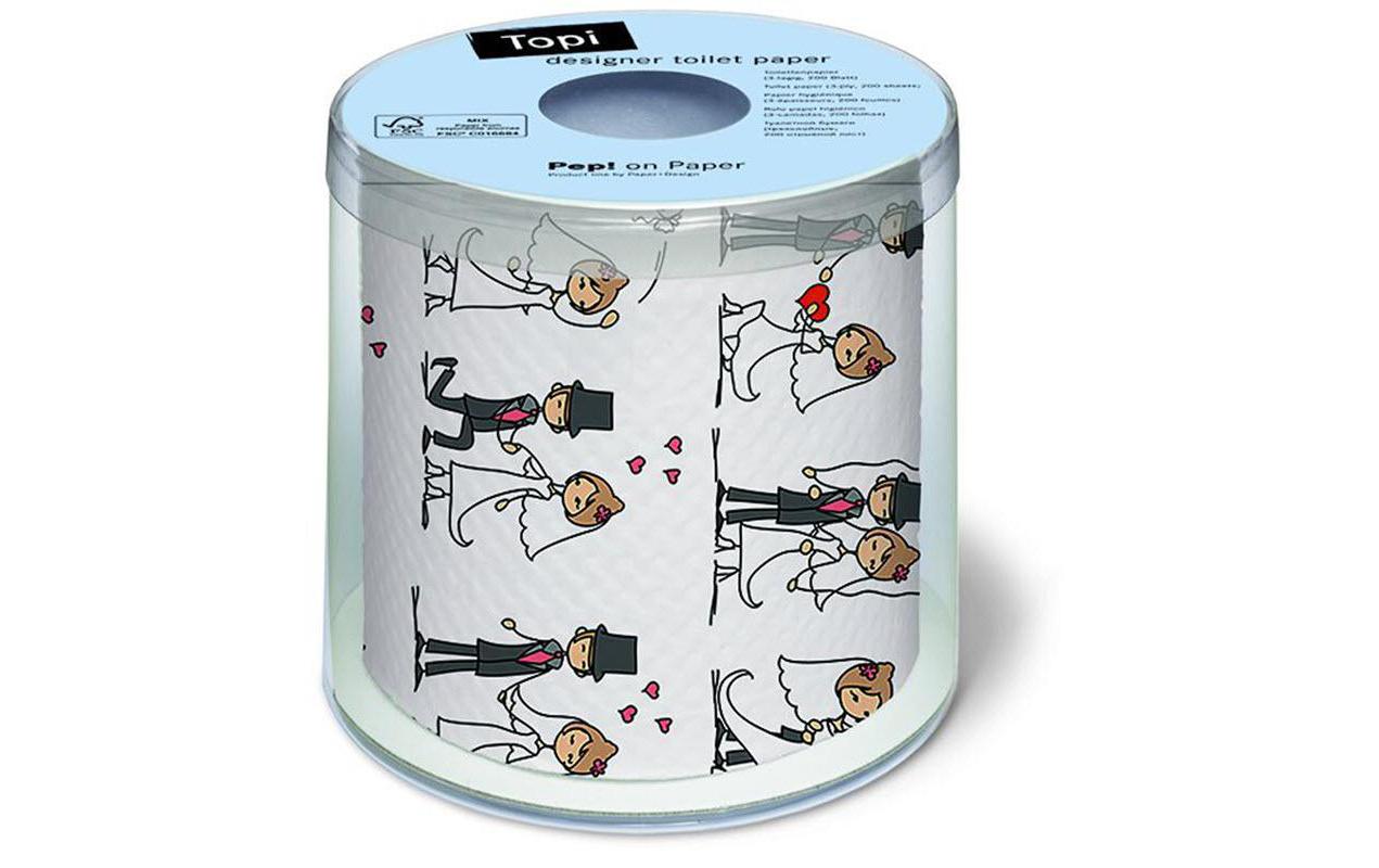 Paper + Design Toilettenpapier Wedding 1 Rolle à 200 Blatt