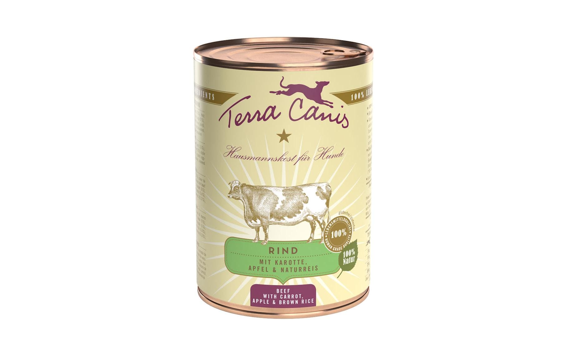 Terra Canis Nassfutter Menue Classic Rind 400g