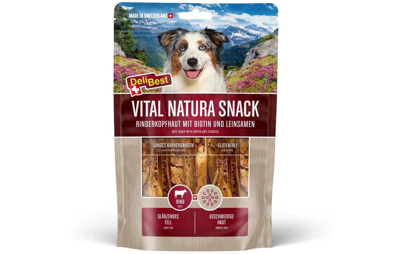 DeliBest Vital Natura Snack für Hunde Biotin + Leinsamen 200g