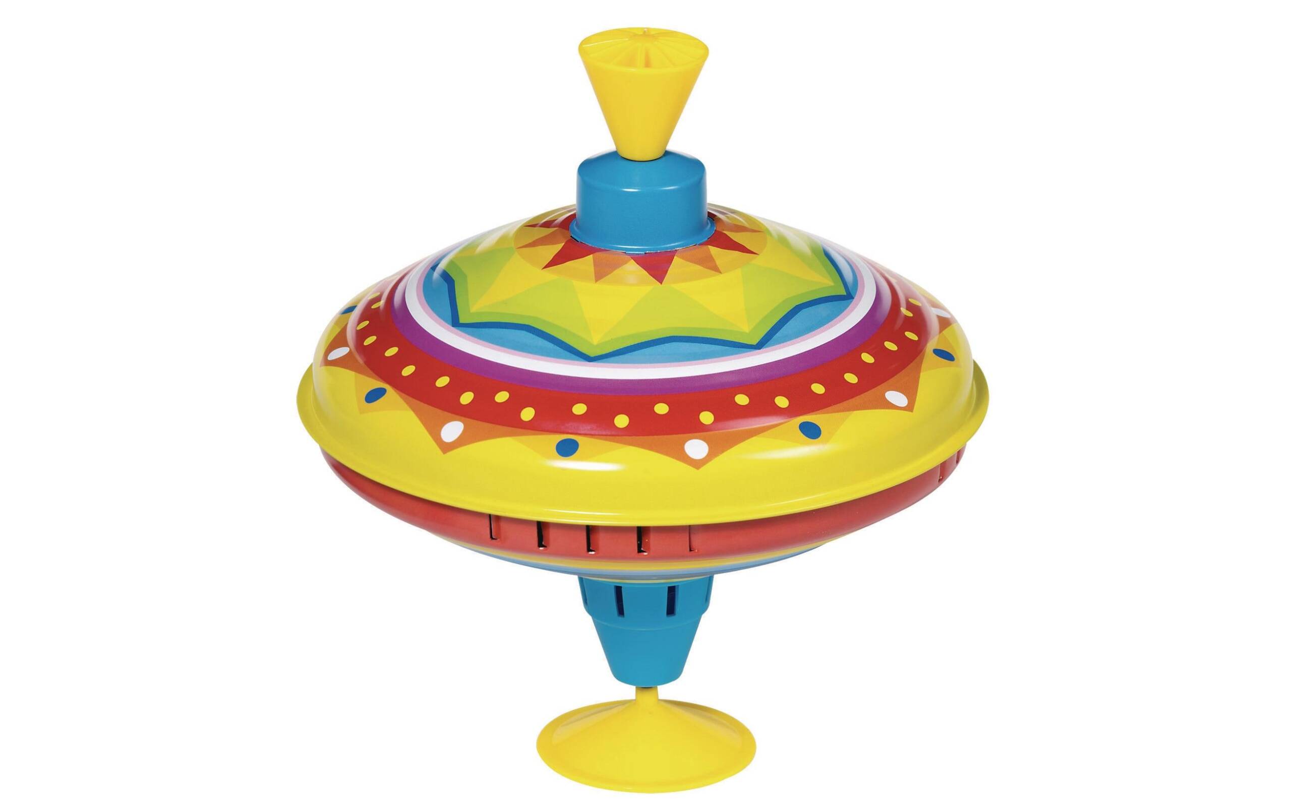 Brummkreisel Ø 18,5 cm, H= 21 cm, Blech, Kunststoff