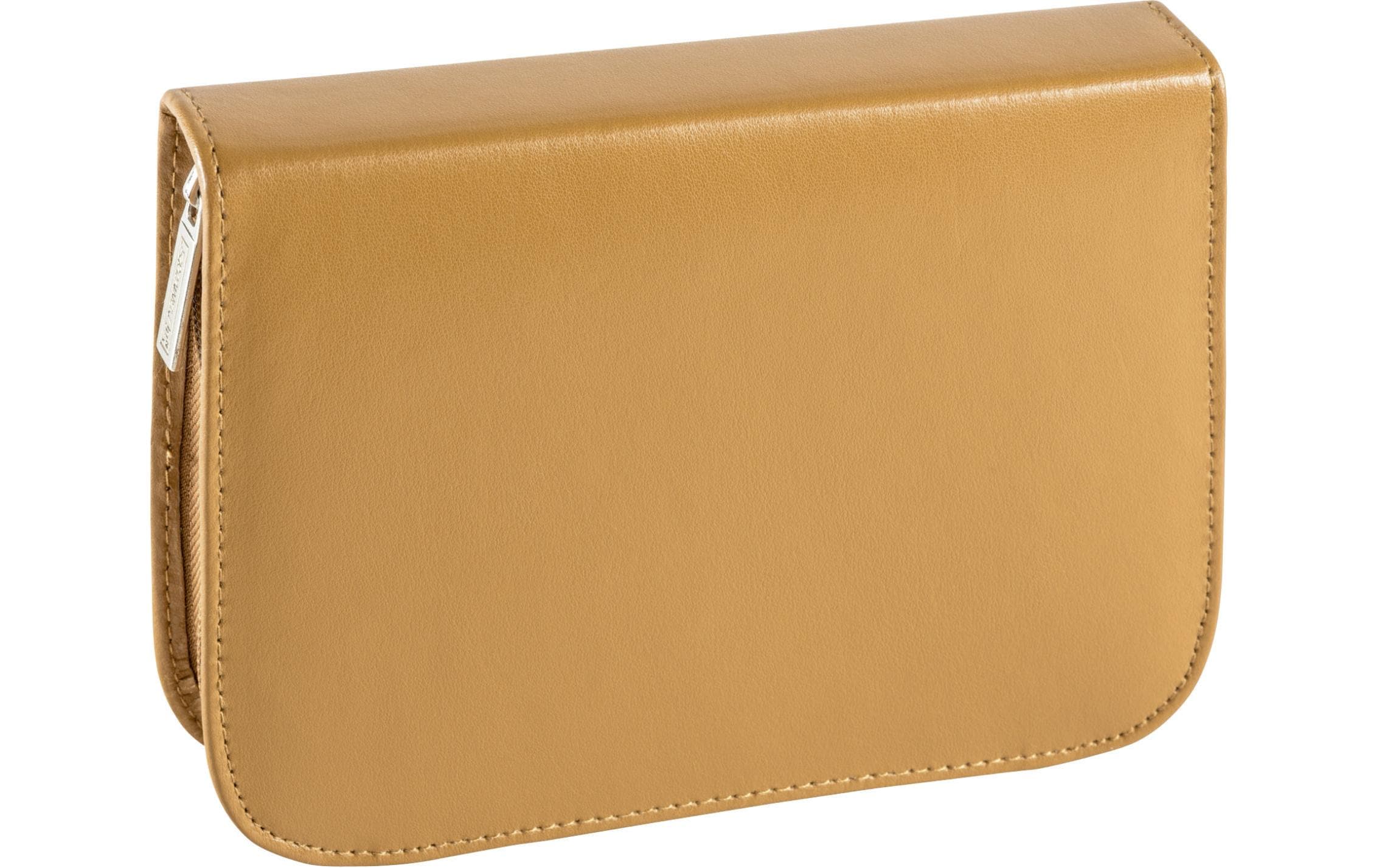 Brunnen Schüleretui Leder Grösse 19.5 x 13.5 x 3.5cm, natur