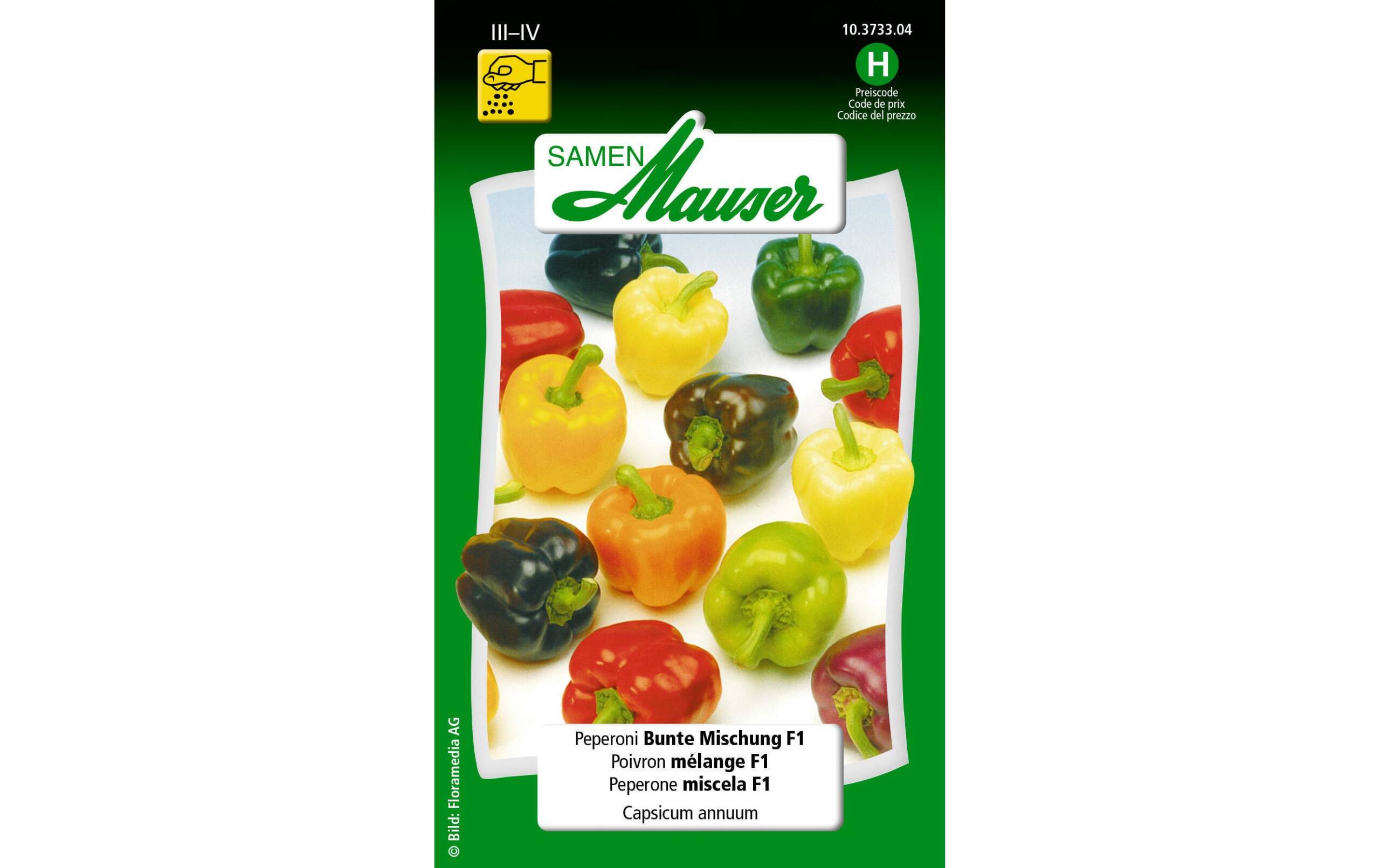 Peperoni Bunte Mischung F1 Capiscum annuum