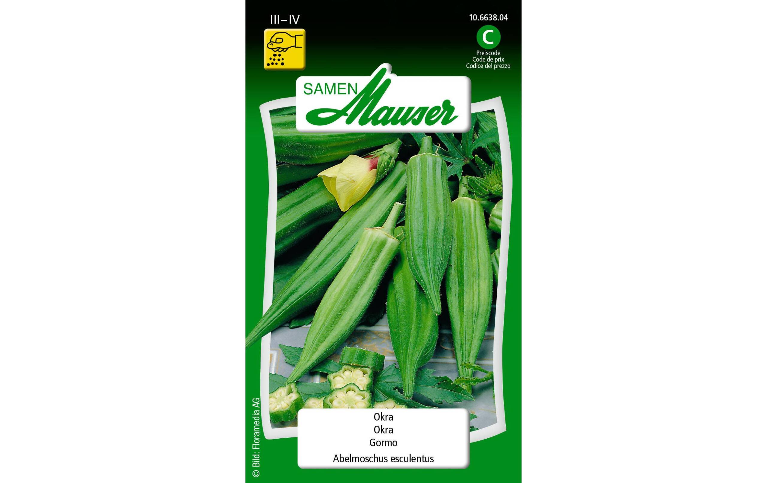 Okra Abeldmoschus esculentus