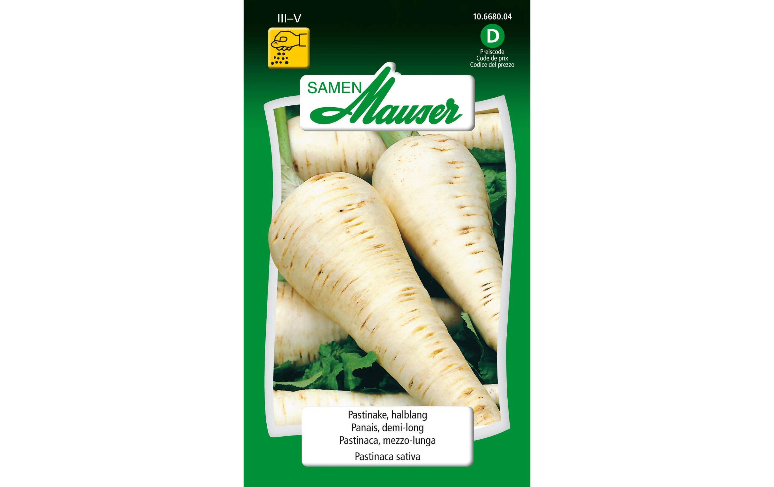 Pastinake halblang Pastinaca sativa