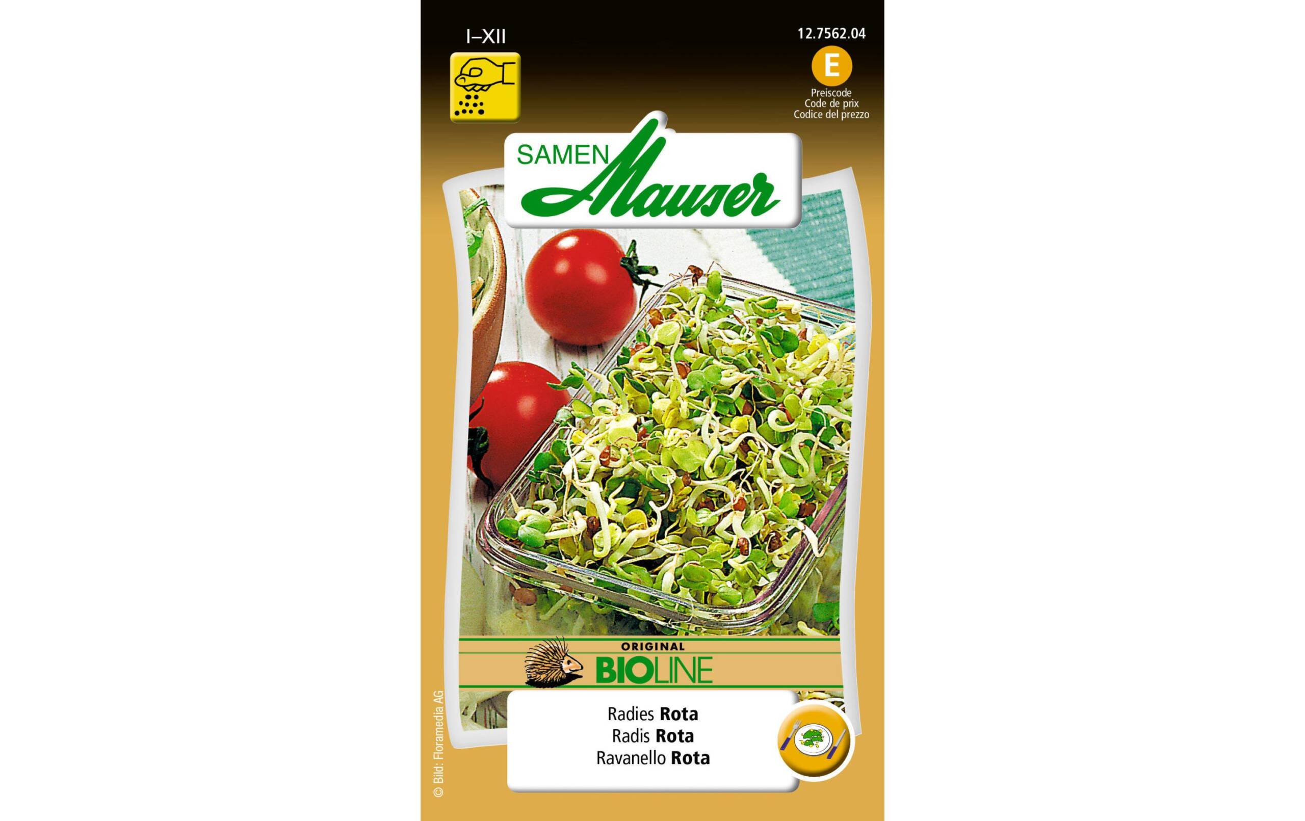 Keimsamen Radies Rota Aus kontr. biol. Anbau