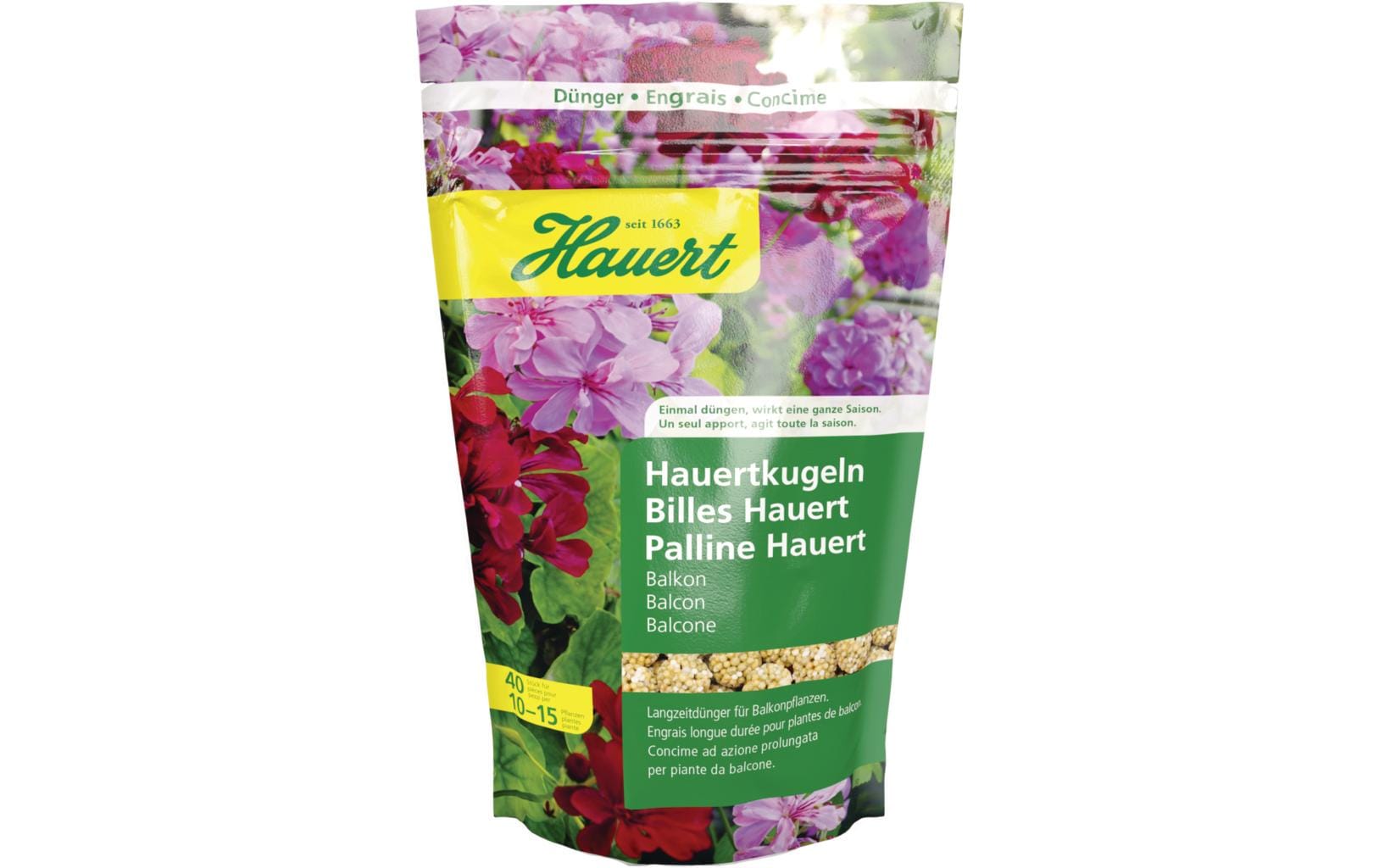 Hauertkugeln für Balkonpflanzen 40 Stk