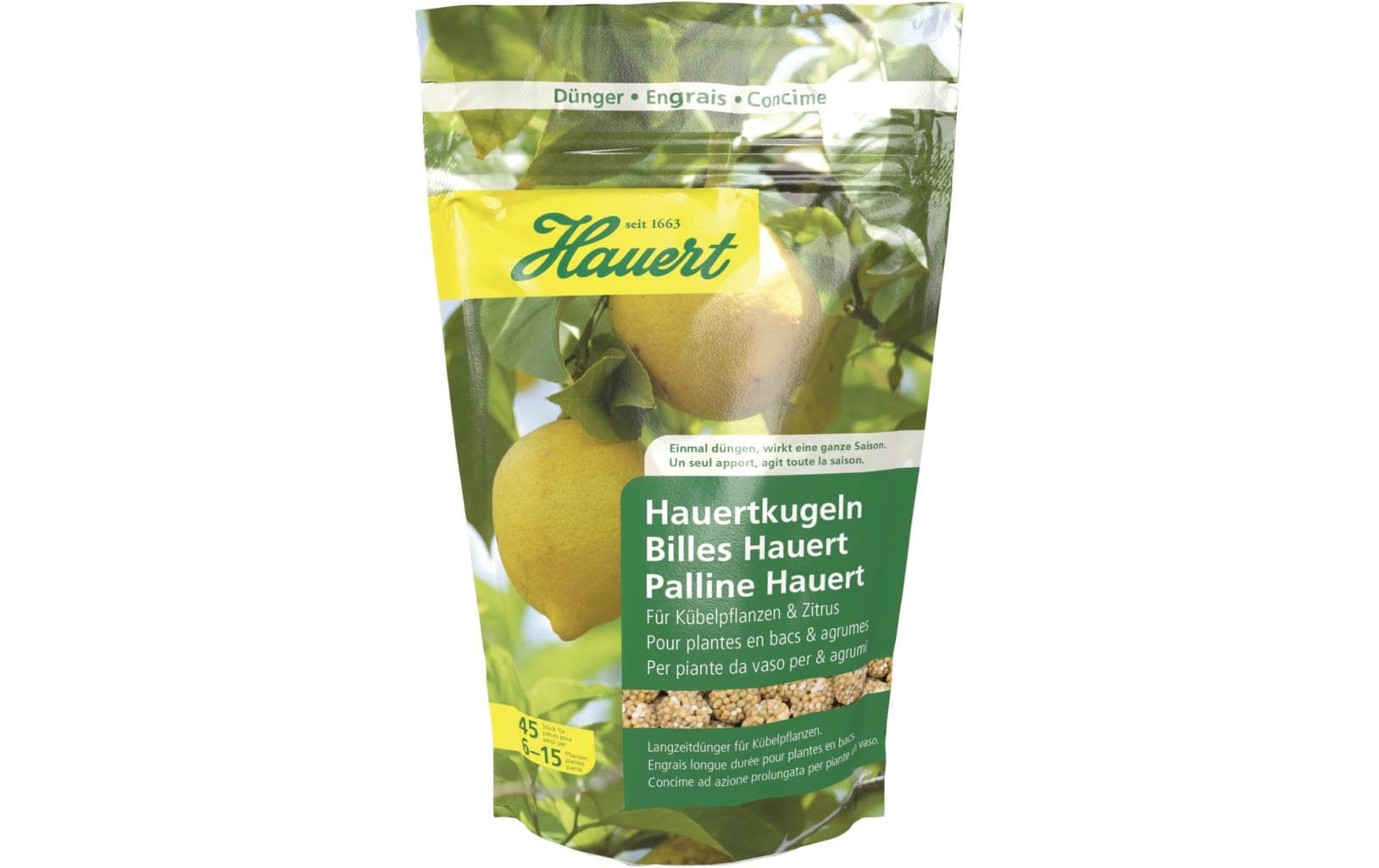 Hauertkugeln für Kübelpflanzen 45 Stk.