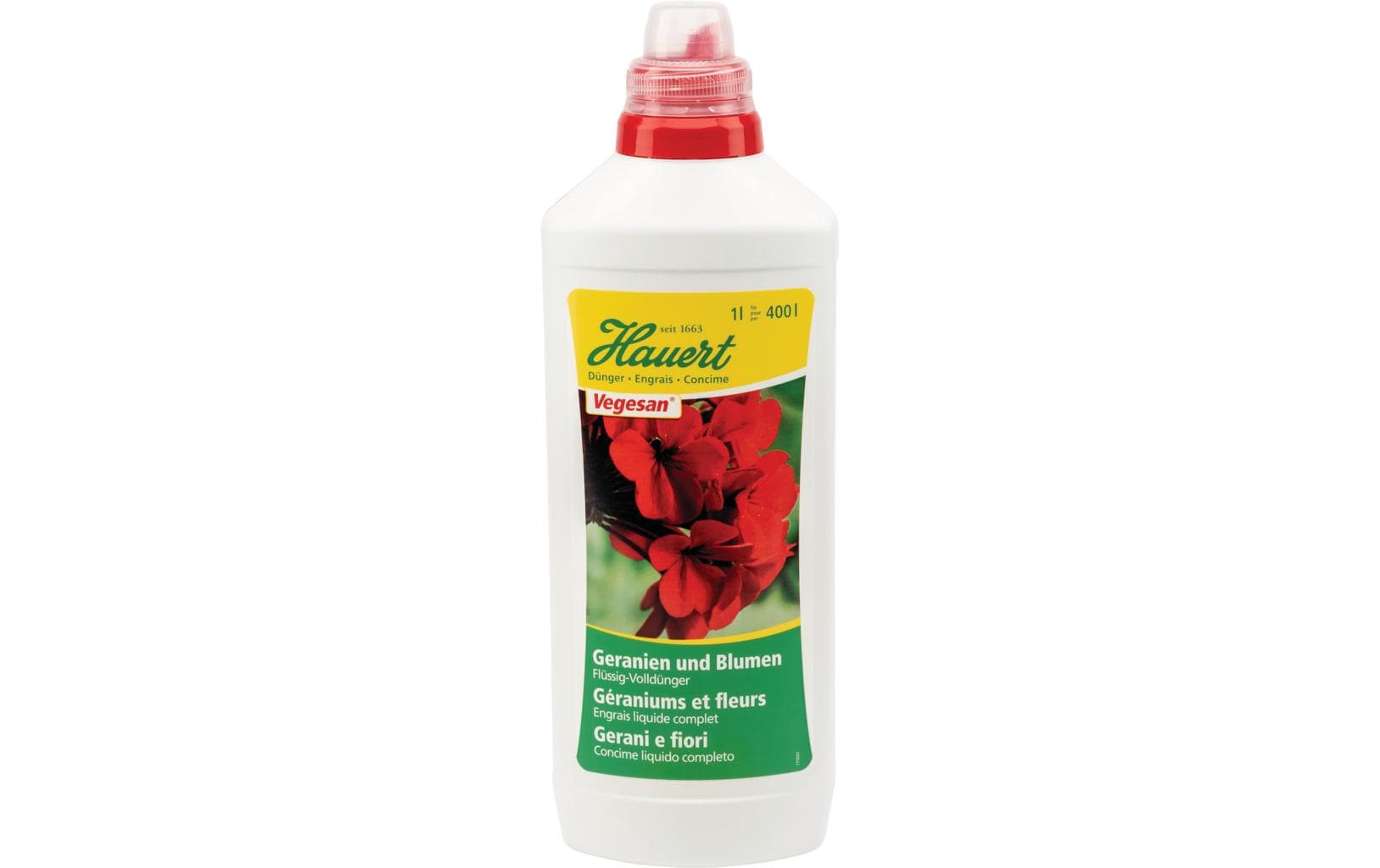 Hauert Vegesan Geranien und Blumen 1 l