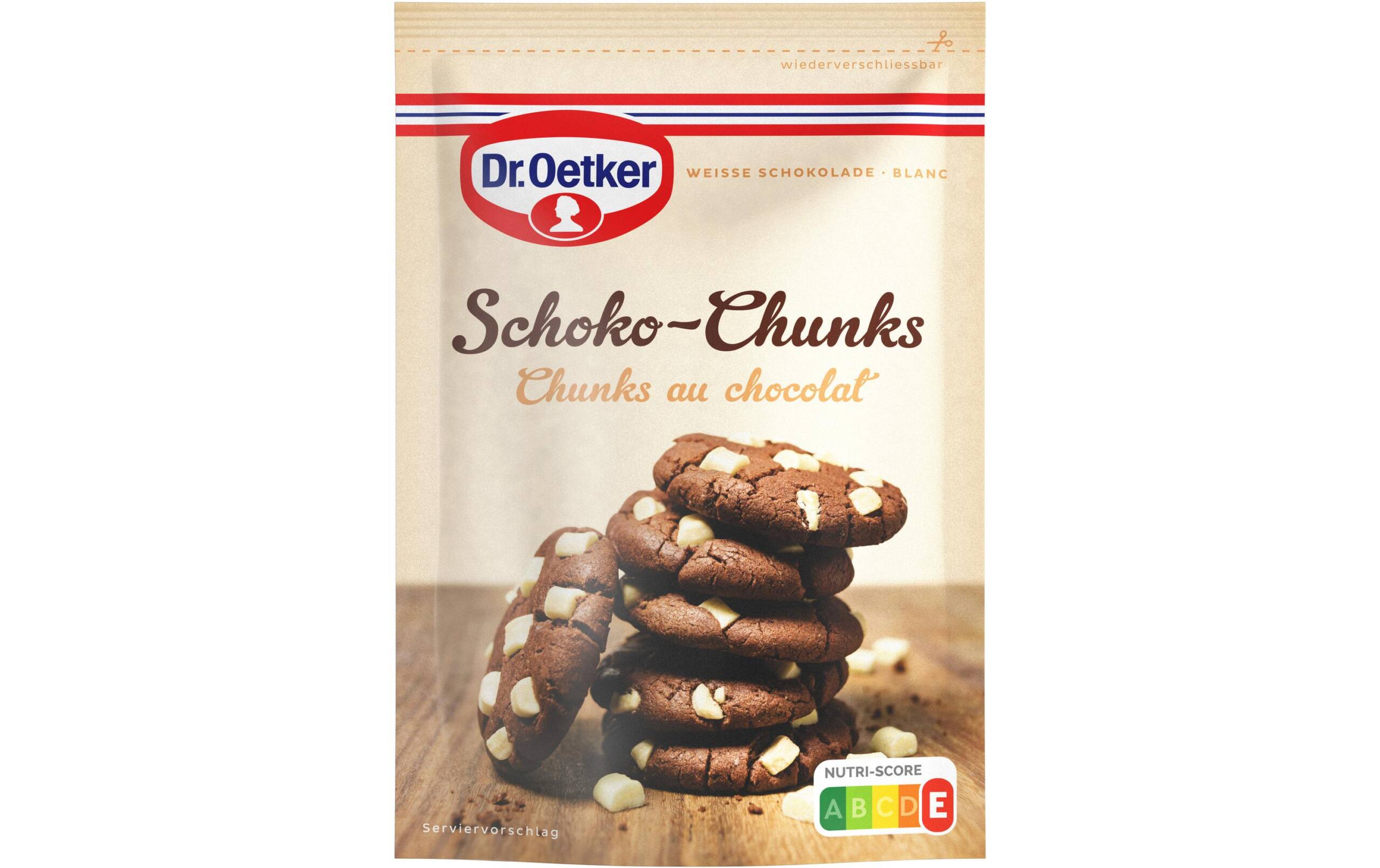 Schoko Chunks weiss 100g