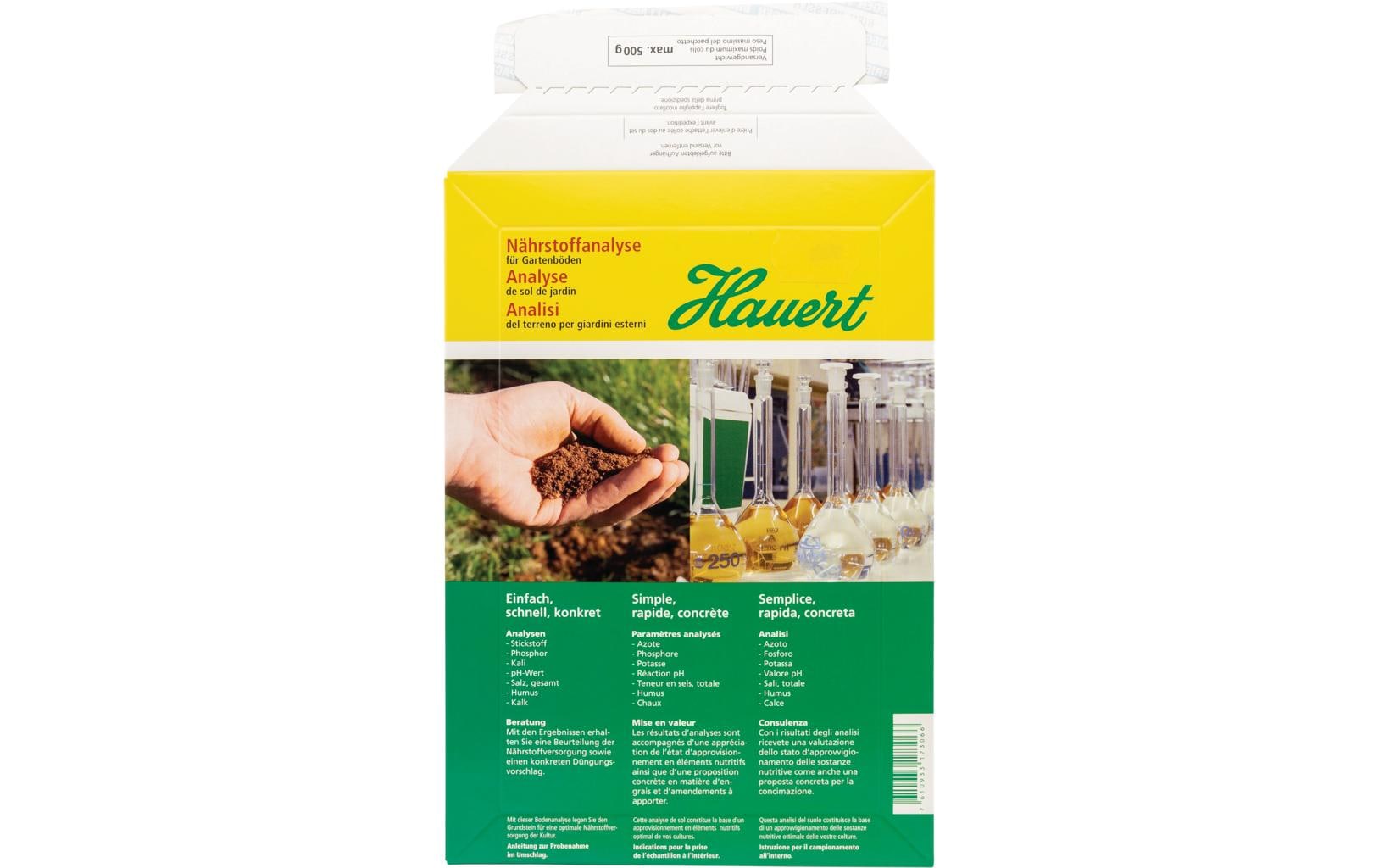 Hauert Nährstoff-Analyse-Set