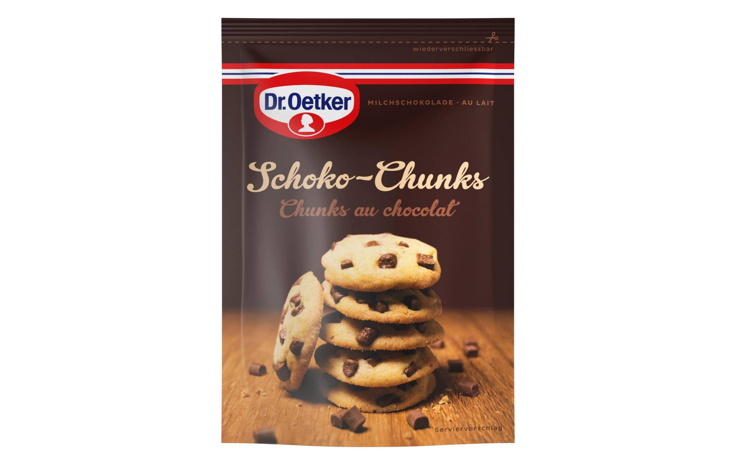 Milchschokolade Chunks 100g