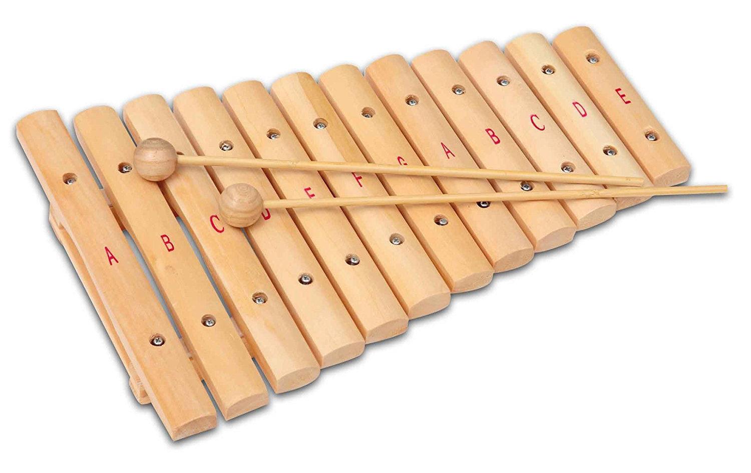 Bontempi Xylophon mit 12 Holzplättche 35cm ab 3 J.