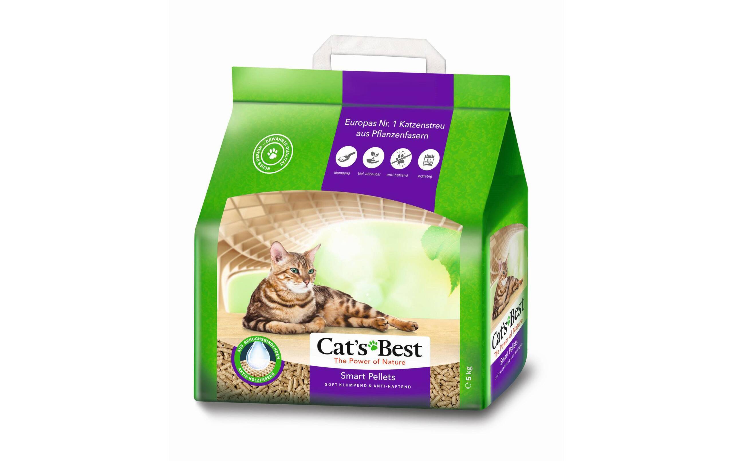 Cat's Best Smart Pellets 10l / 5kg Aktiv-Holzfasern