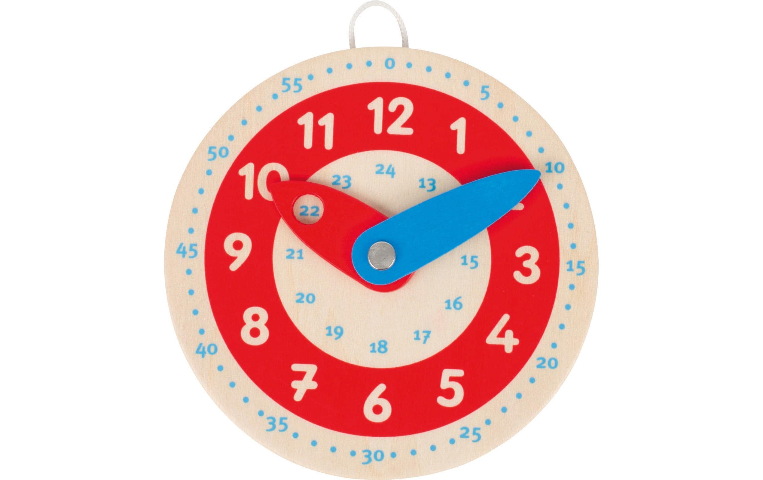 Goki Lernuhr Ø 10 cm, Holz