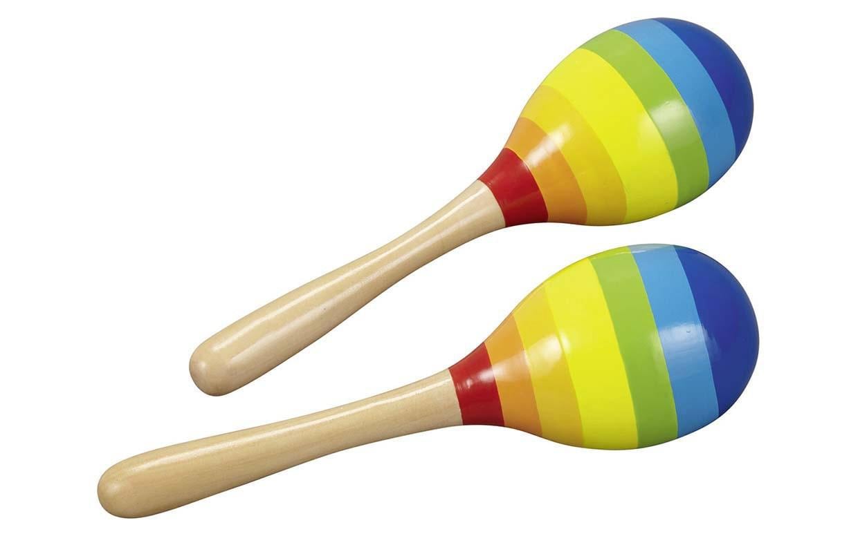 Goki Maracas L= 20 cm, Holz, 2 Stück