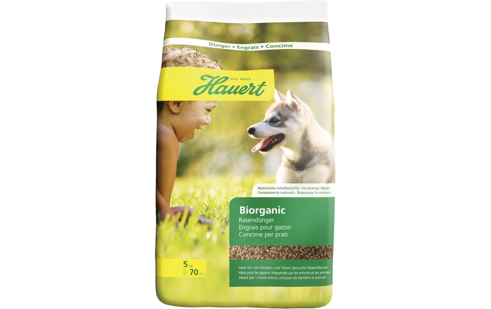 Hauert Biorganic Rasen Langzeitdünger 5 kg