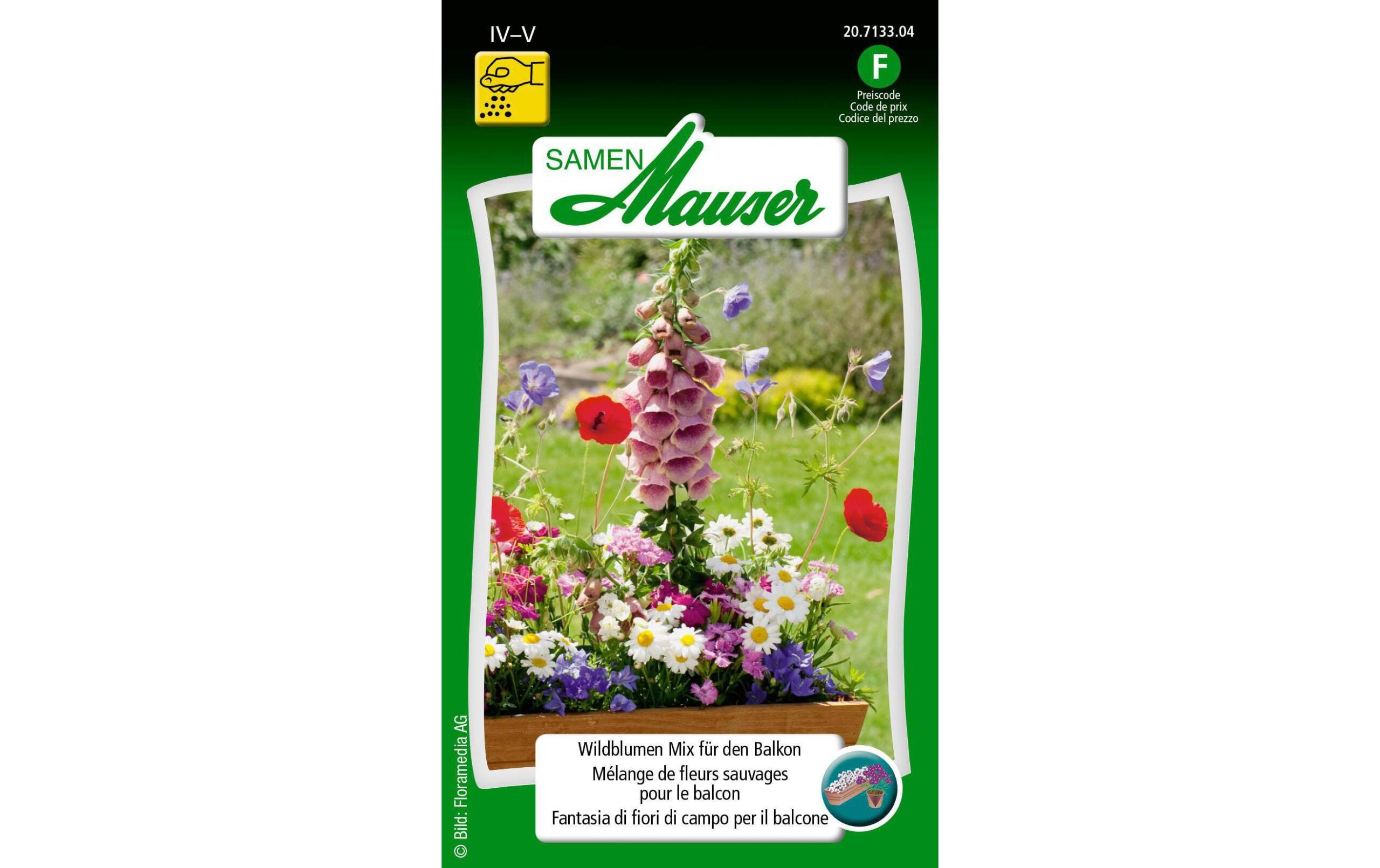 Samen Mauser Wildblumen Mix Balkon 5 g