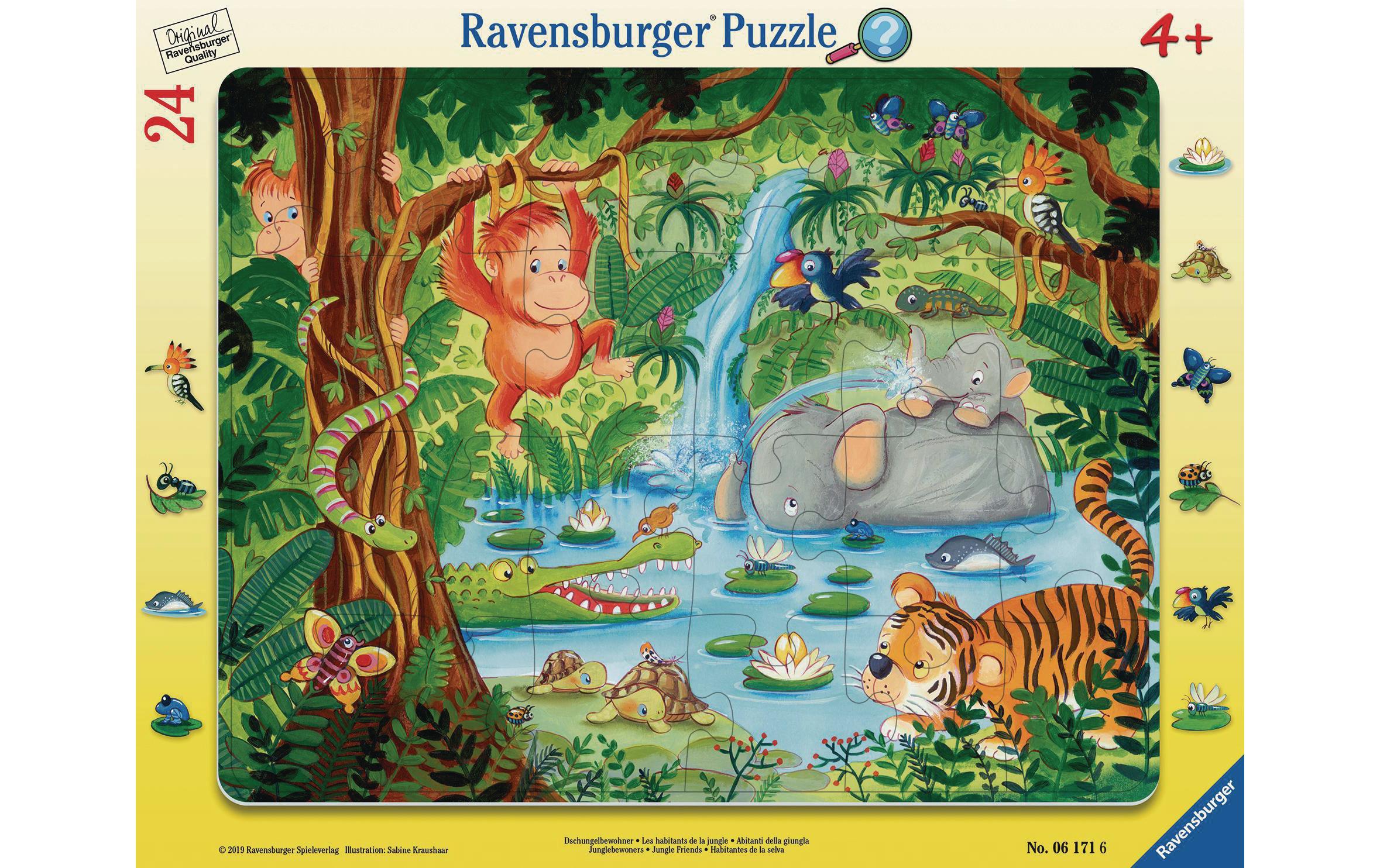 Puzzle Dschungelbewohner 24 Teile