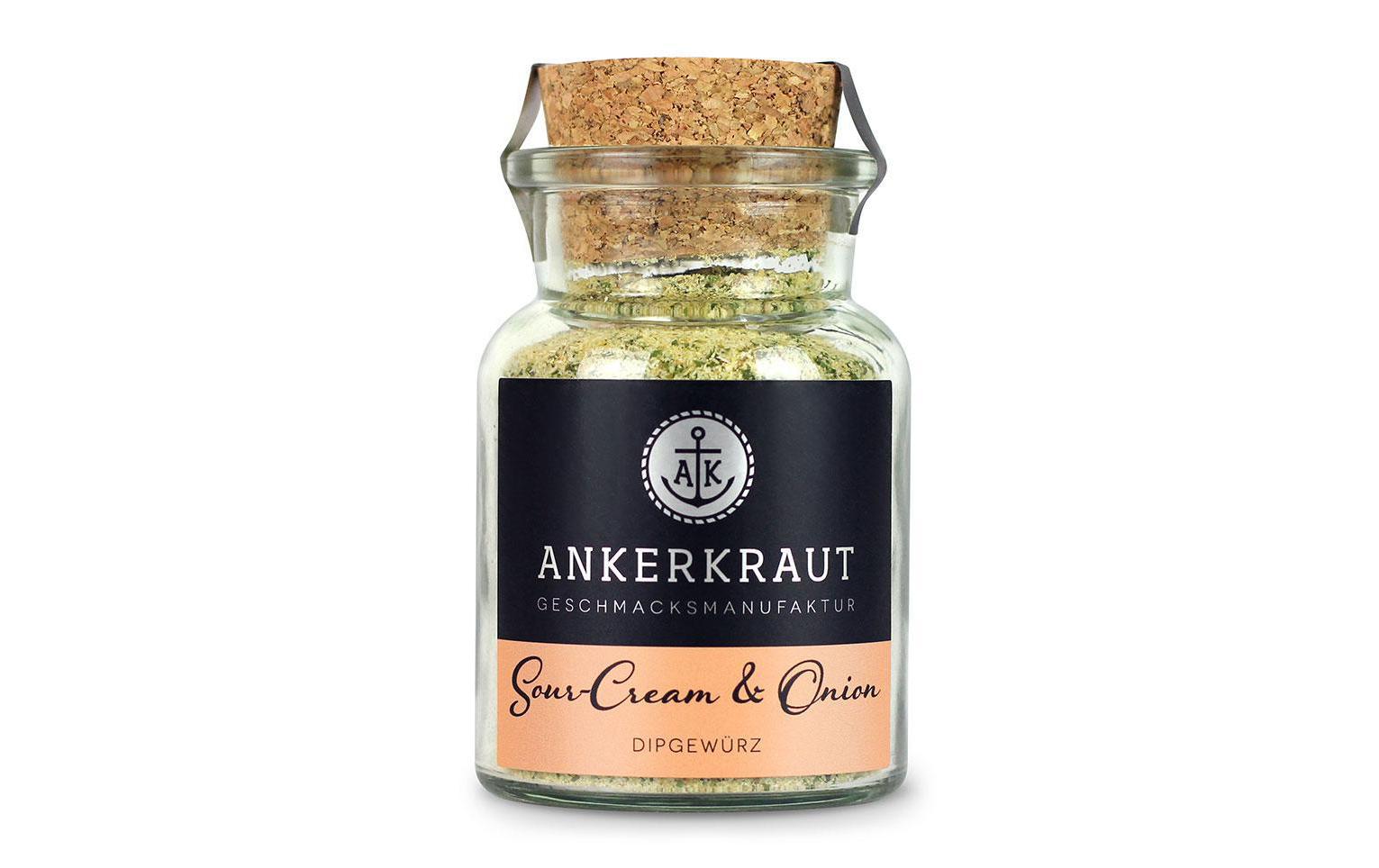Sour-Cream & Onion 90g, Glas klein