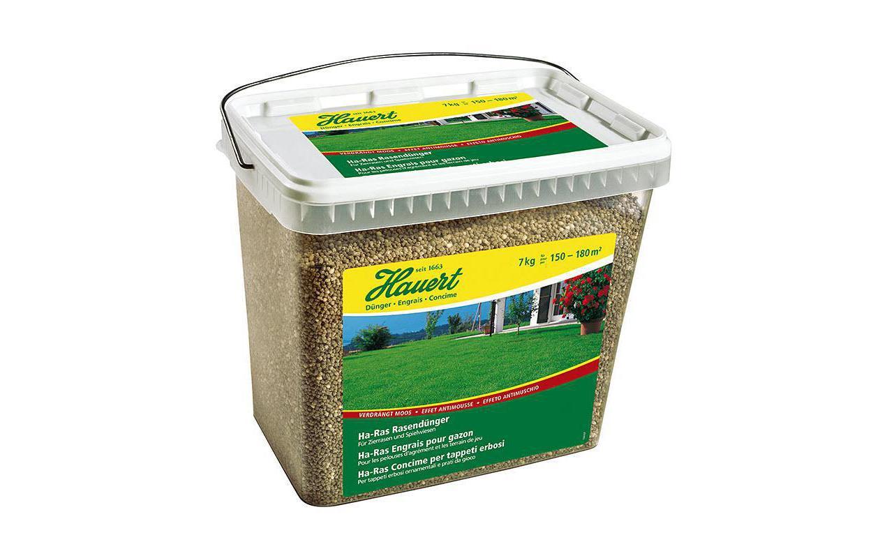 Hauert Ha-Ras Rasendünger 7 kg, Eimer