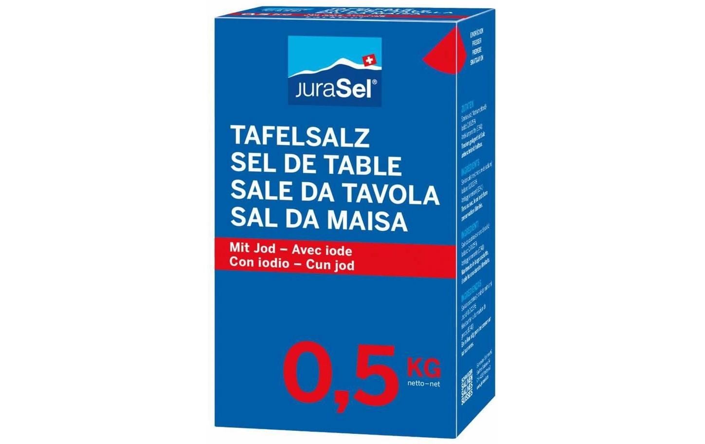 JuraSel Tafelsalz mit Jod 500g