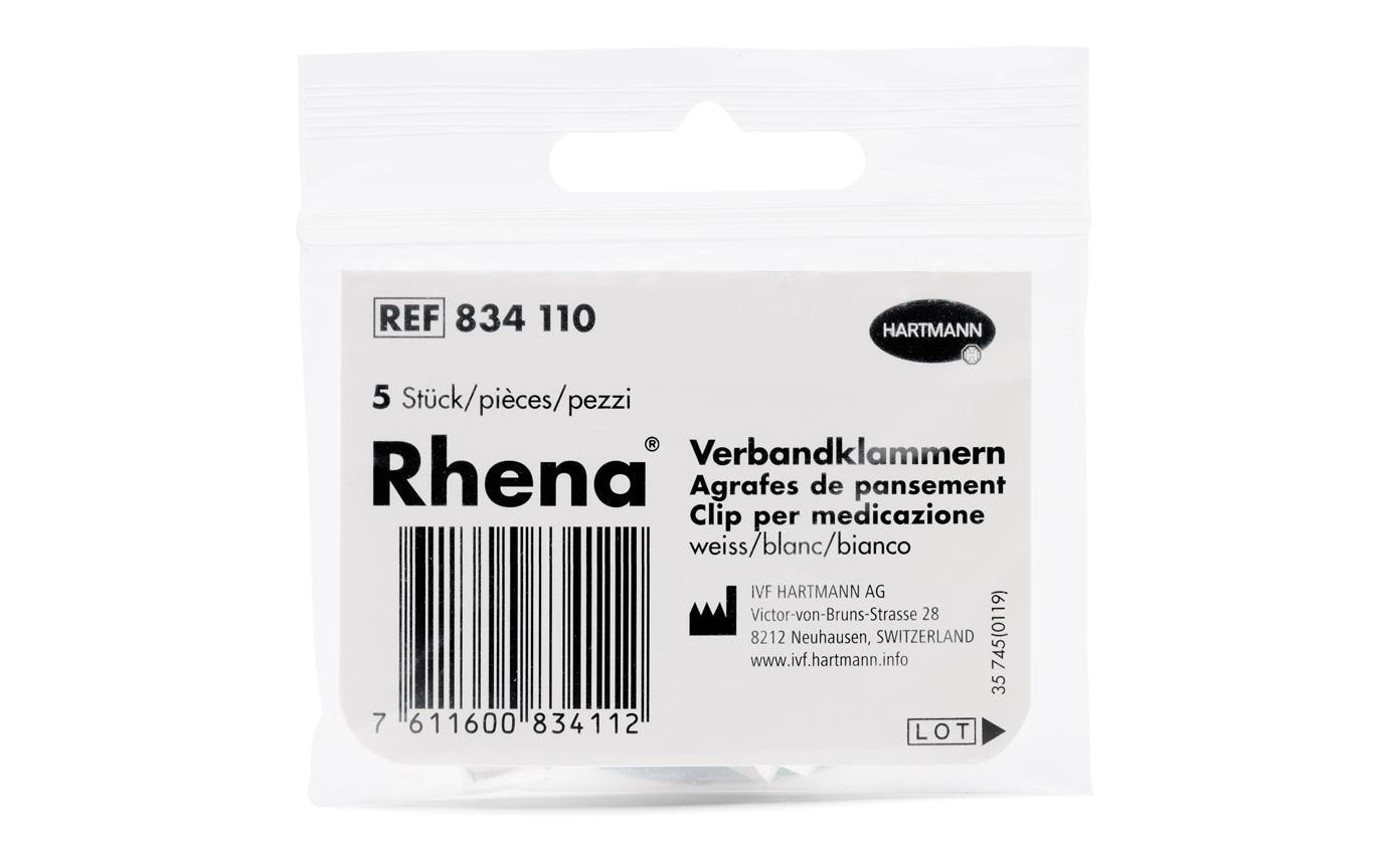 IVF Verbandklammern latexfrei weiss 5 Stk