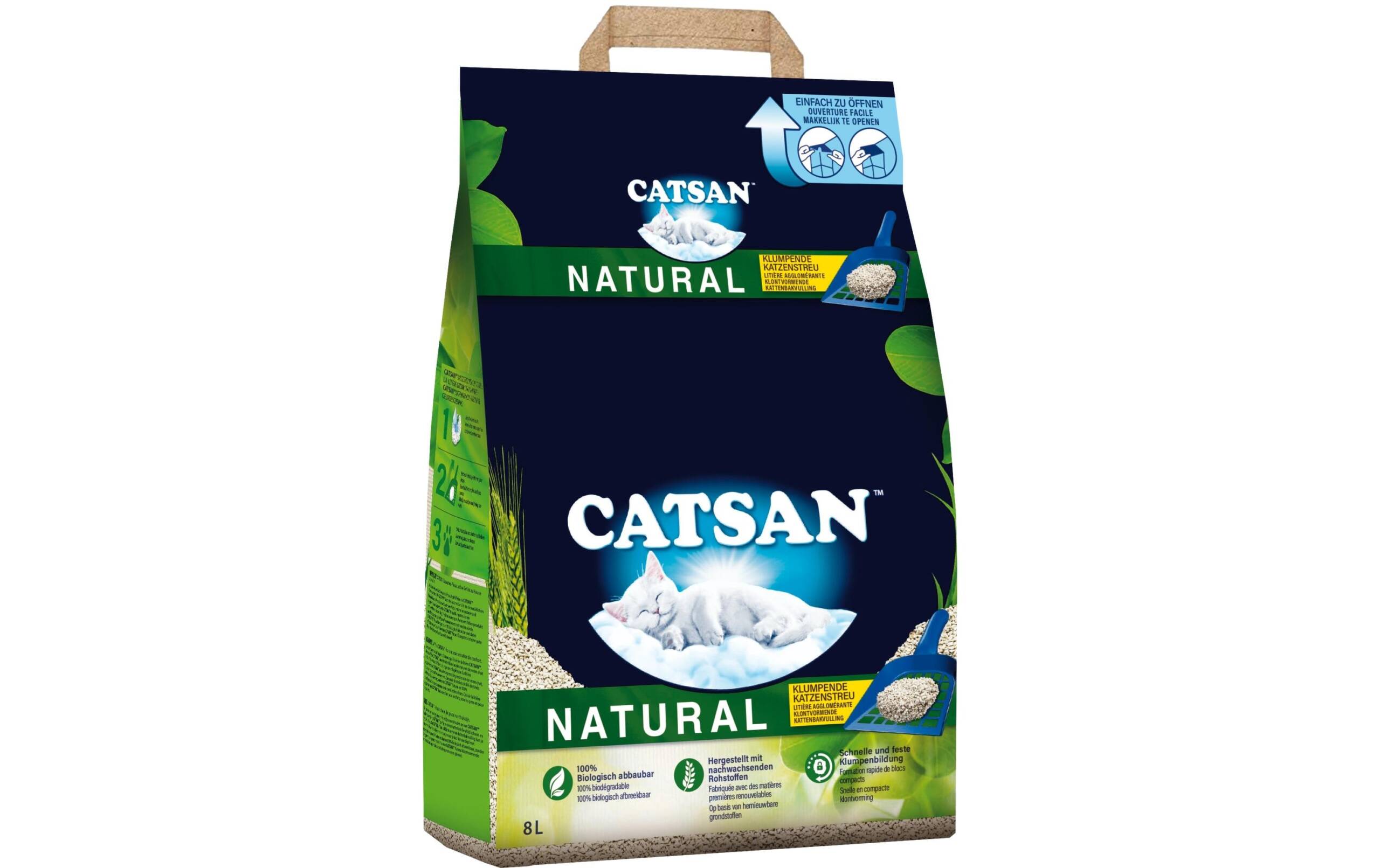Catsan Natural 8L biologisch abbaubar