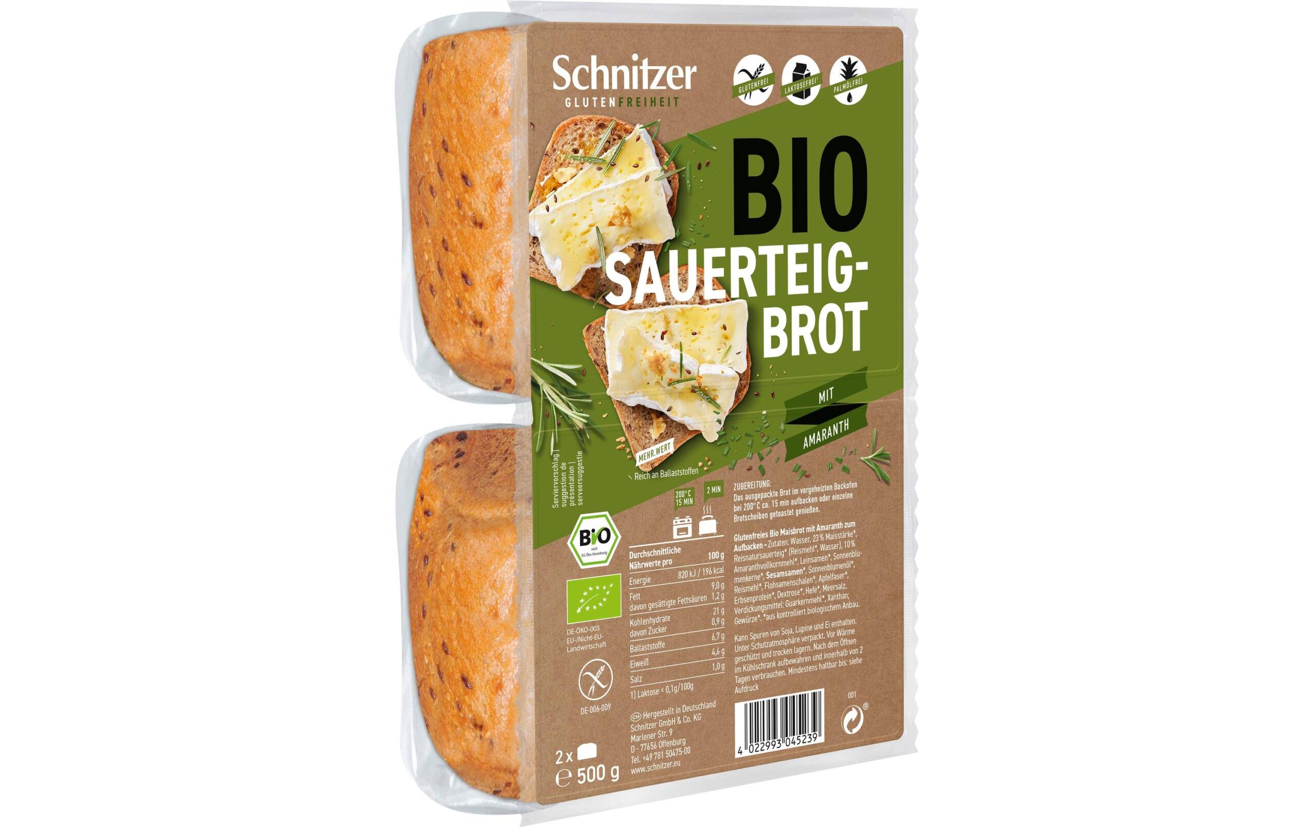 Bio Bio Sauerteigbrot Amaranth 500 g