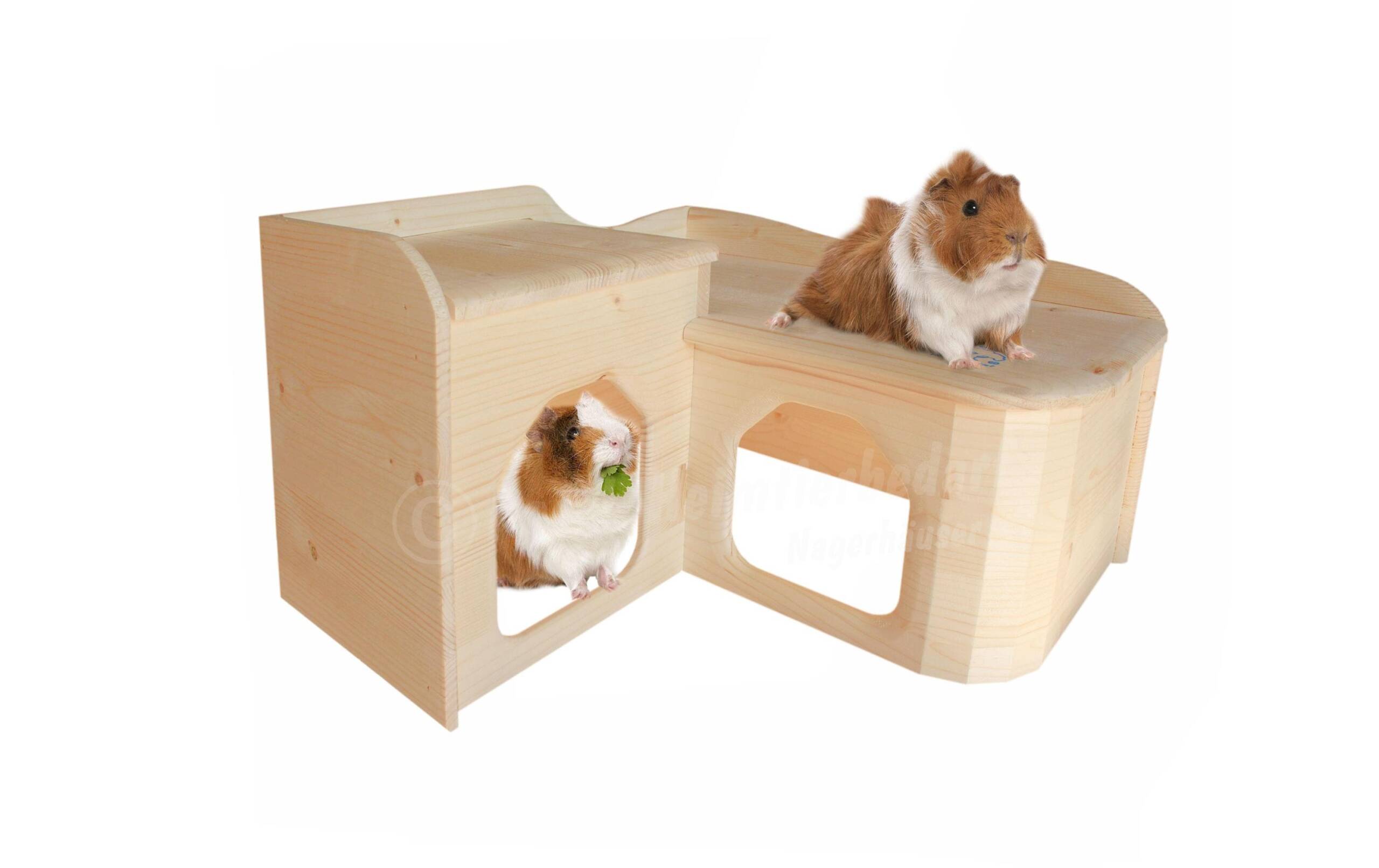 Resch Meerschweinchen Landhaus 40,5 x 24,5 x 40 cm (LxHxB)