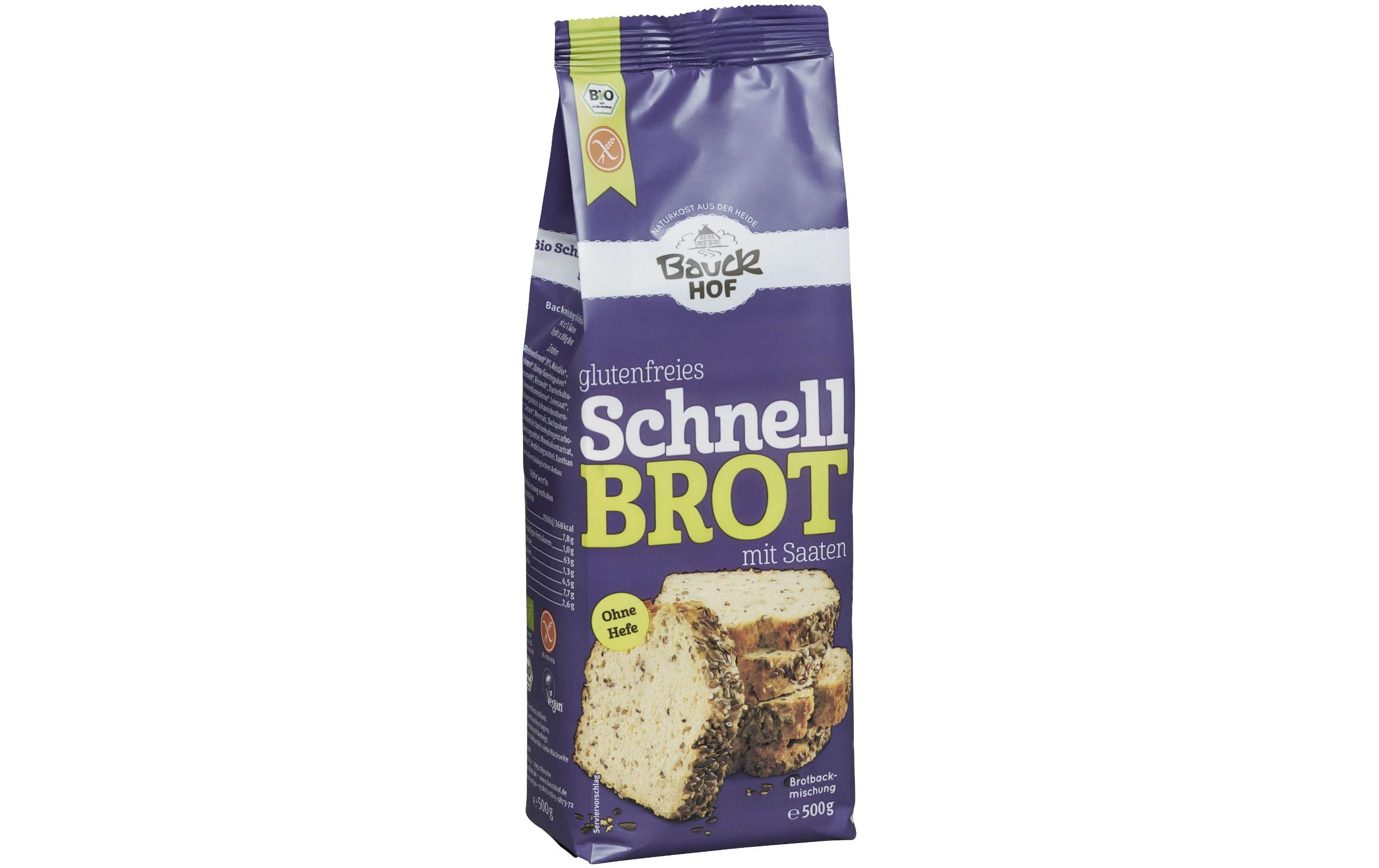 Schnell Brot Backmischung Reisbrot Beutel 500 g